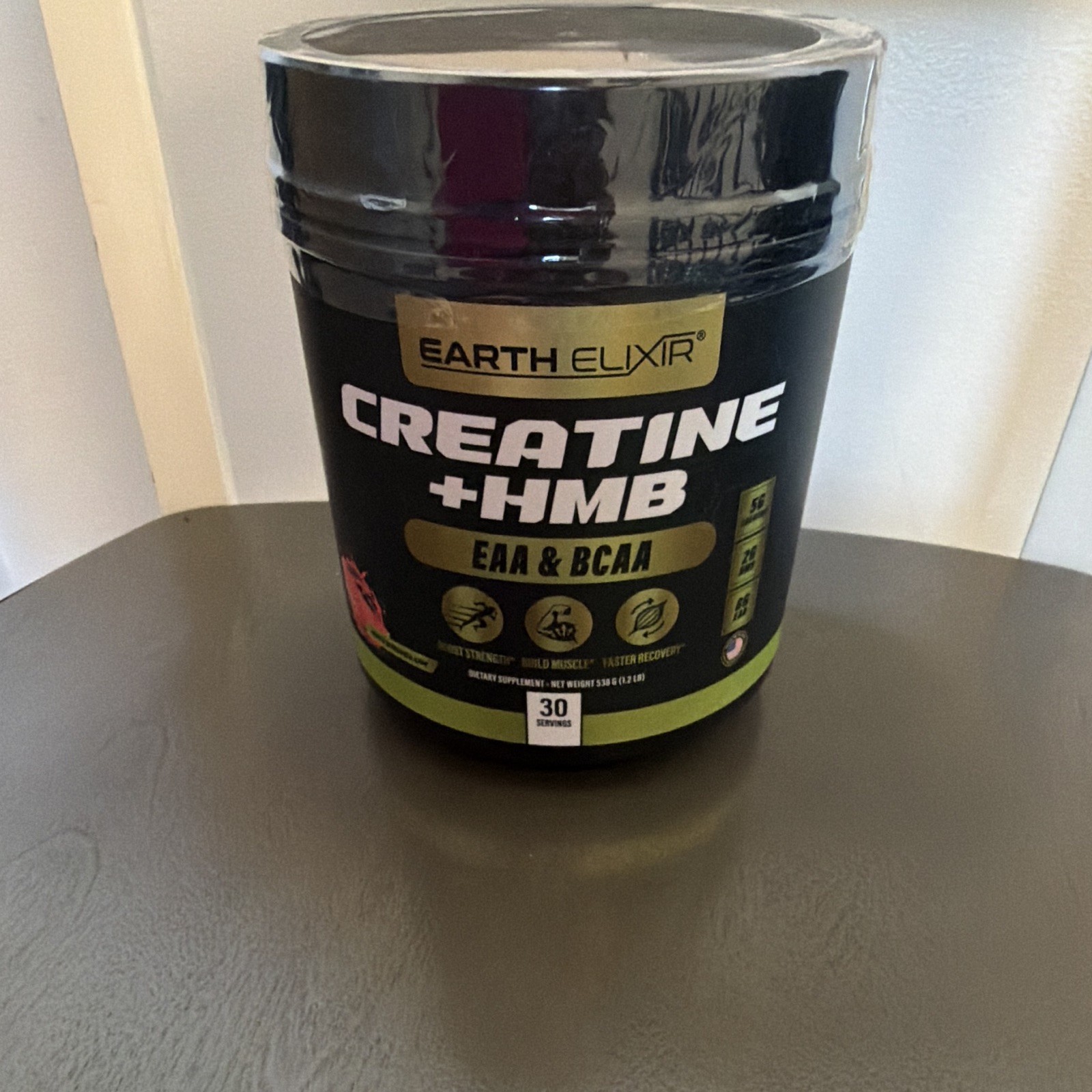 Earth Elixir Creatine + HMB EAA & BCAA Bodybuilding Supplement Powder