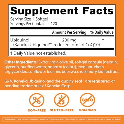 Doctor’S Best Doctors Best Kaneka Ubiquinol 200 Mg Supplement For Men Women –