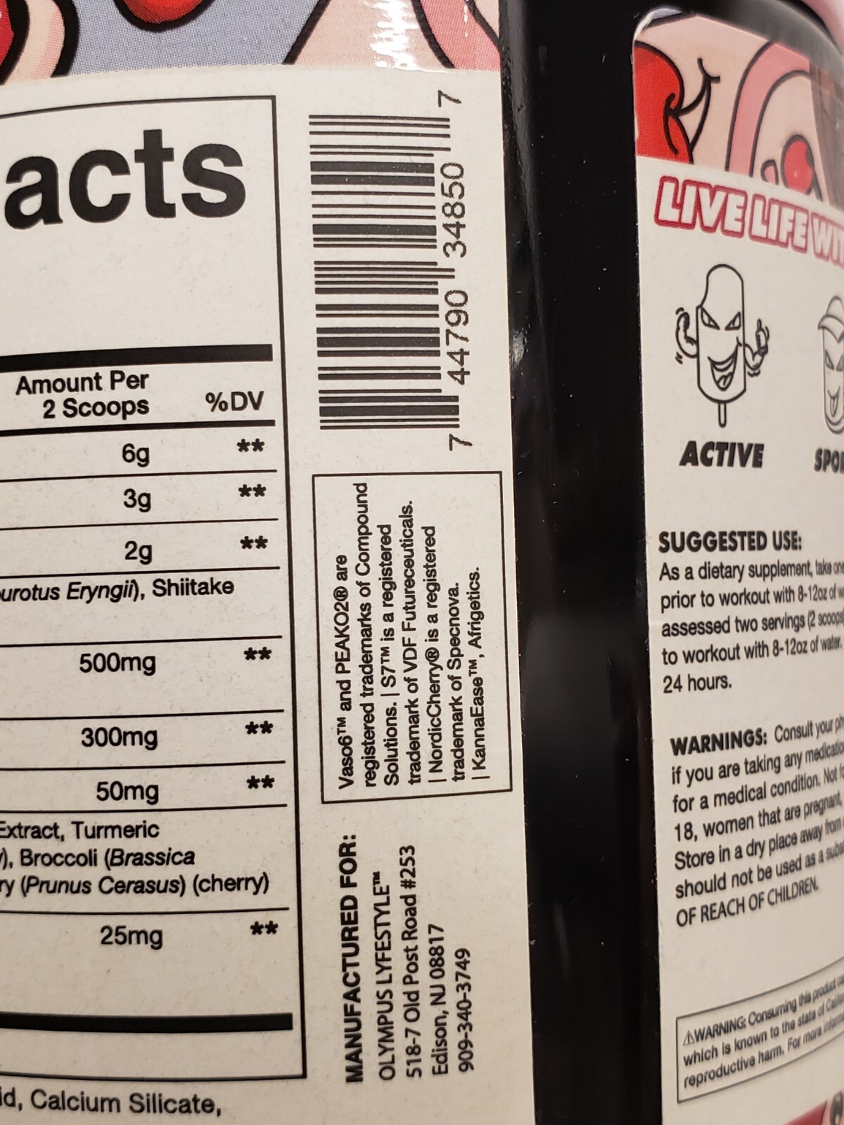 Olympus NO MERCY Non-Stimulant Pre-WO – Berries Gone Wild – 40 Serv – Exp 2/2025