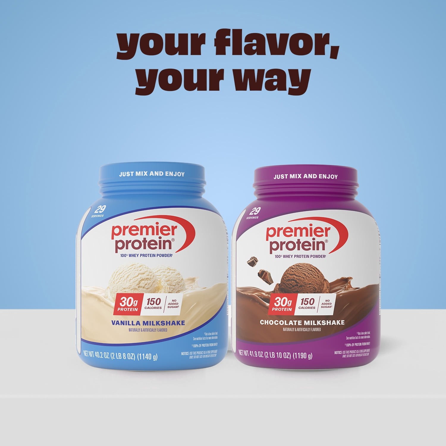 Premier Protein 100% Whey Protein Powder, Vanilla Milkshake, 30g Protein