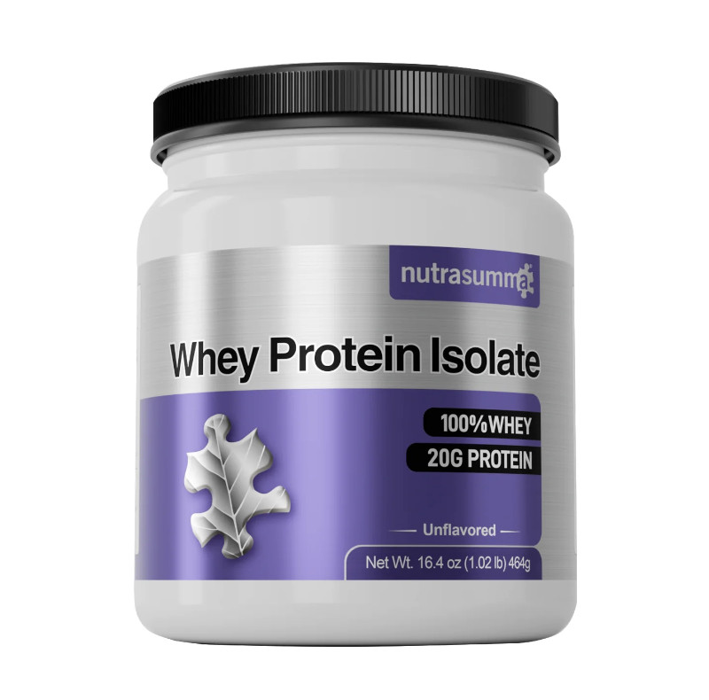 Nutrasumma Whey Protein Isolate 1.02lb (464g) Unflavored