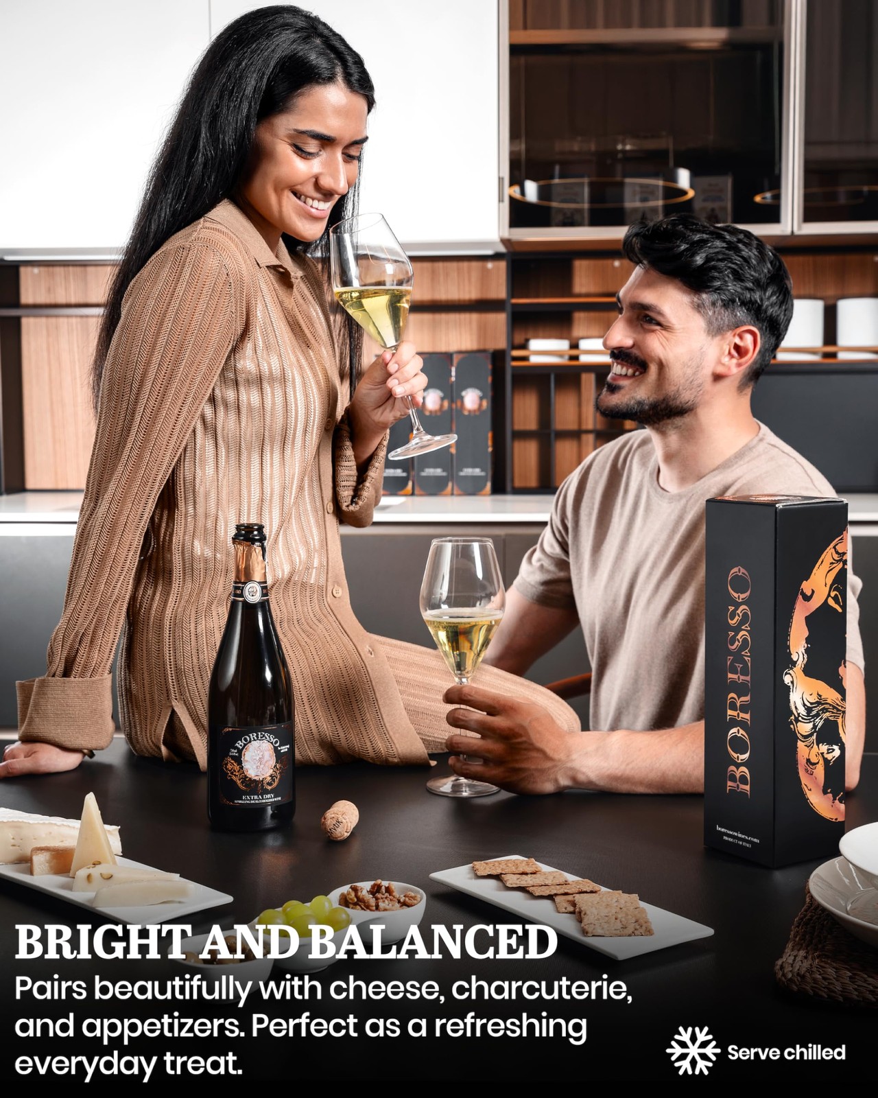 Extra Dry 0.0% ABV Non-Alcoholic Sparkling Wine With Gift Box Perfect Alcohol…