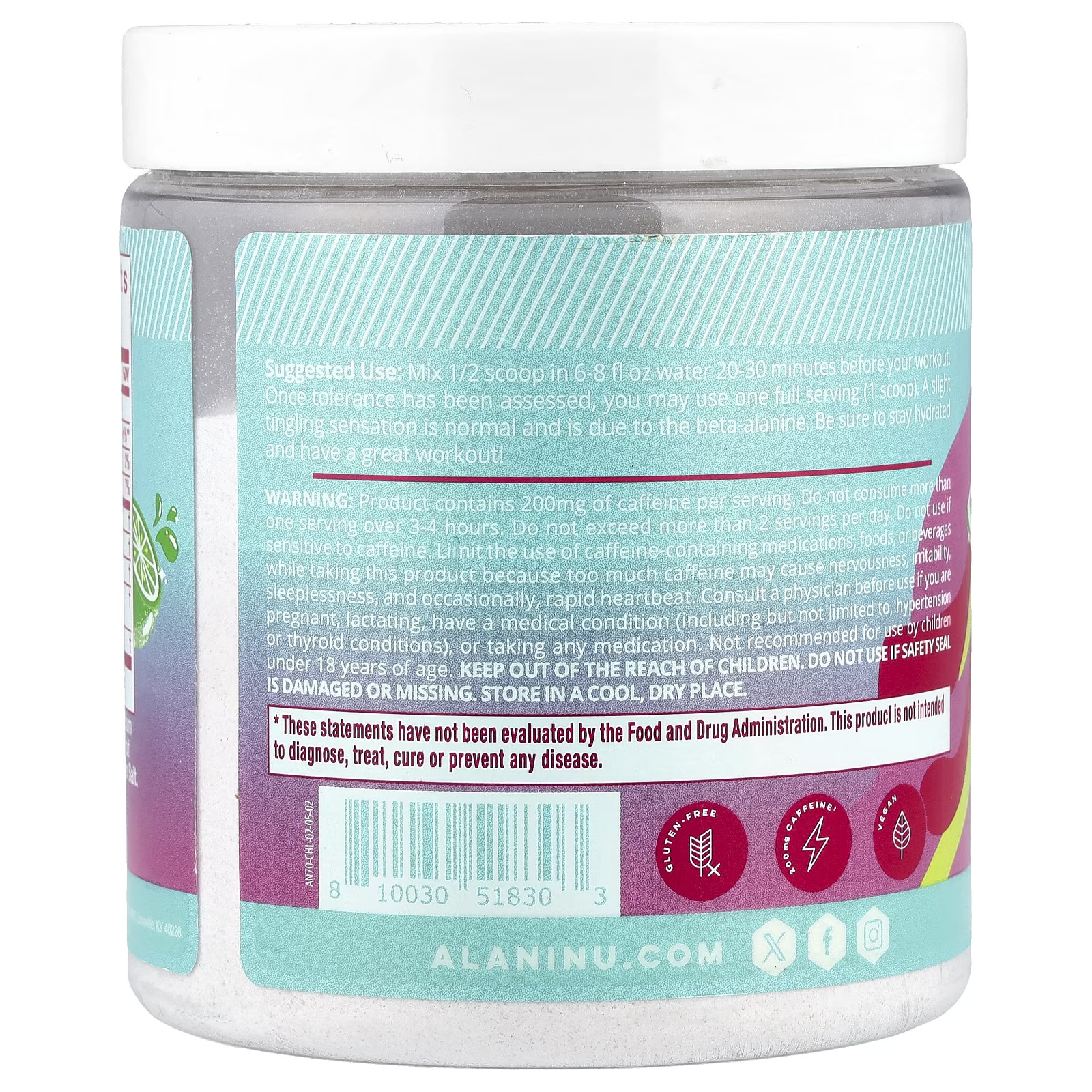 Pre-Workout, Cherry Twist, 10.9 Oz (308 G)