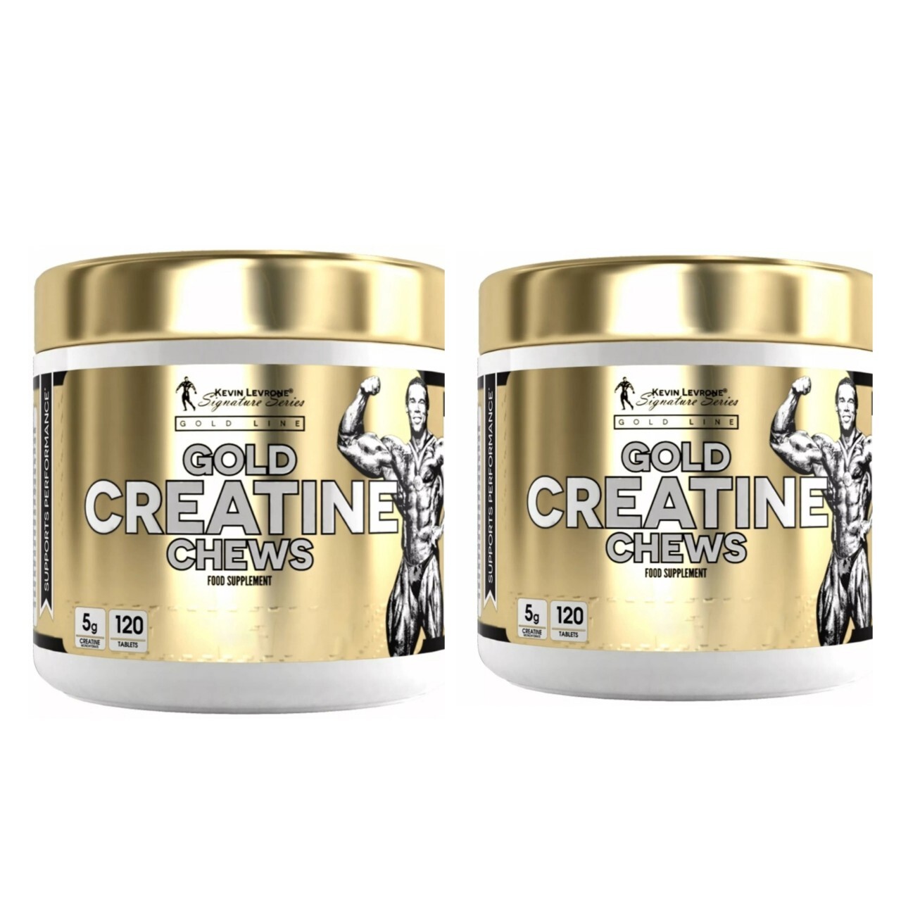 Kevin Levrone GOLD Creatine Chews 2×120 tablets,creatine in fruit flavored jelly