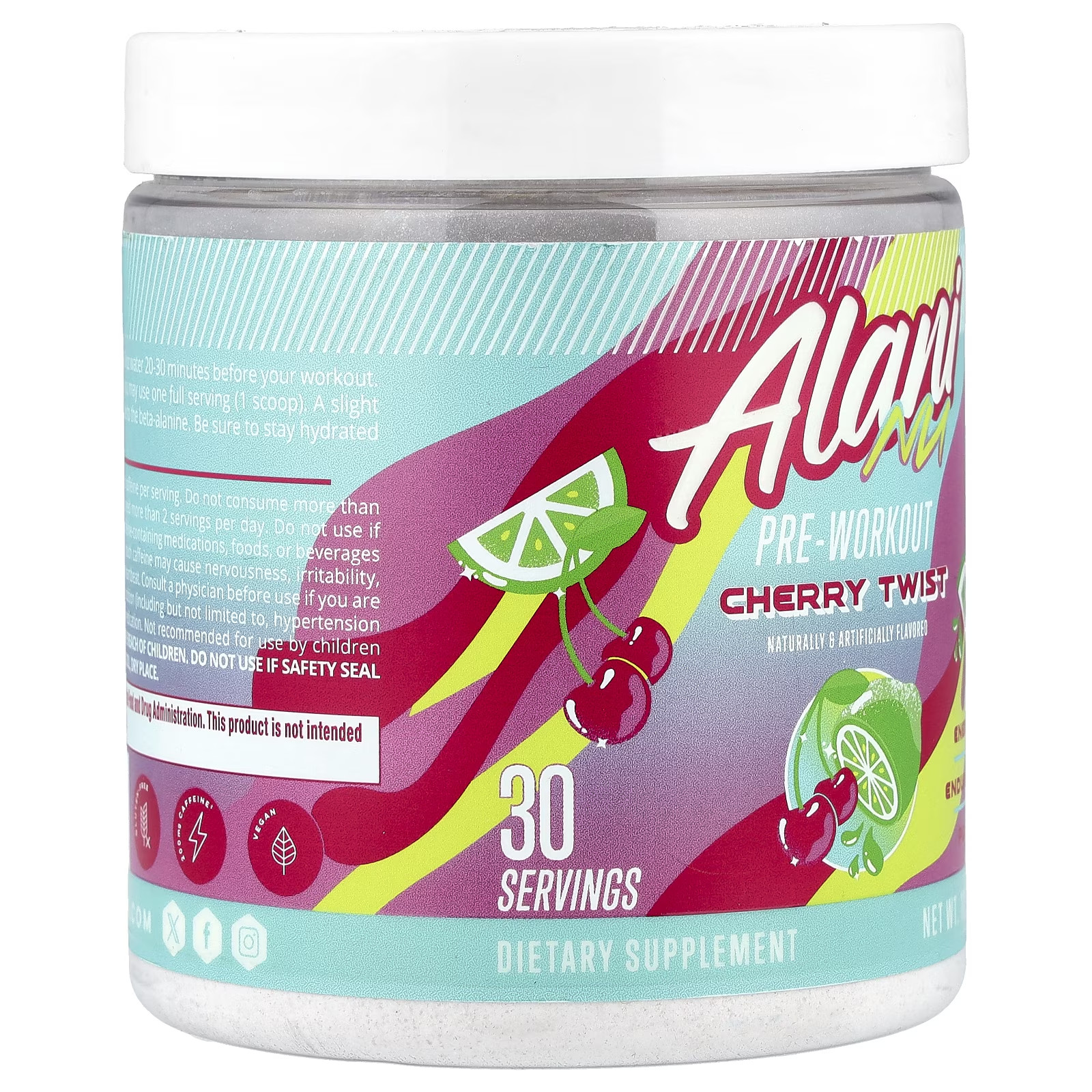 Pre-Workout, Cherry Twist, 10.9 Oz (308 G)