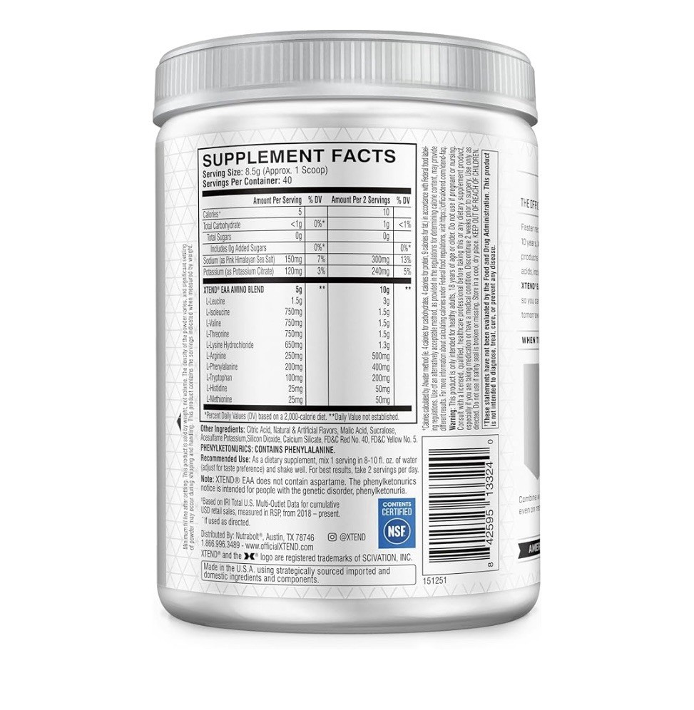 XTEND EAA + BCAA Powder | Muscle Recovery & Lean Muscle Growth | 9 Essential…