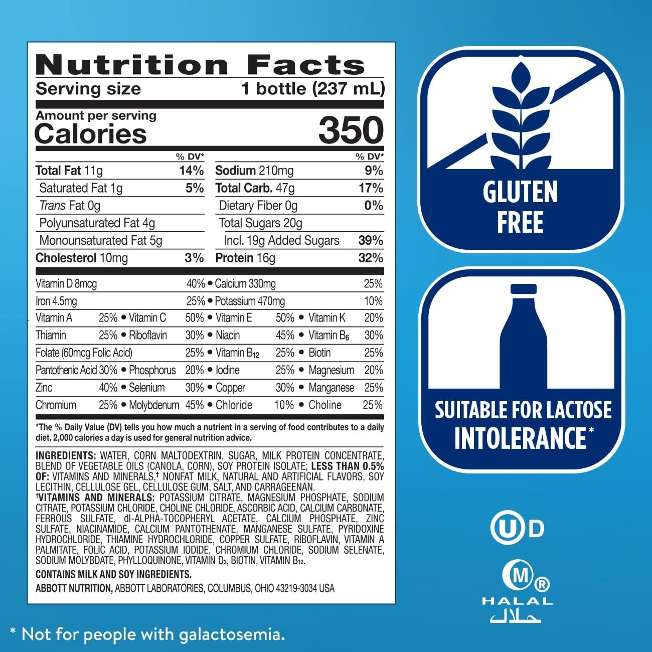Ensure Plus Butter Pecan Nutrition Shake | Meal 8 Fl Oz (Pack of 24)