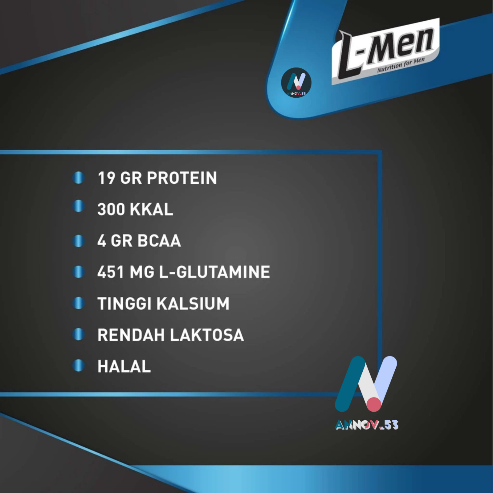 L-MEN Nutrition Supplement Muscle Growth Mass Gainer Weight Choco Banana Taro