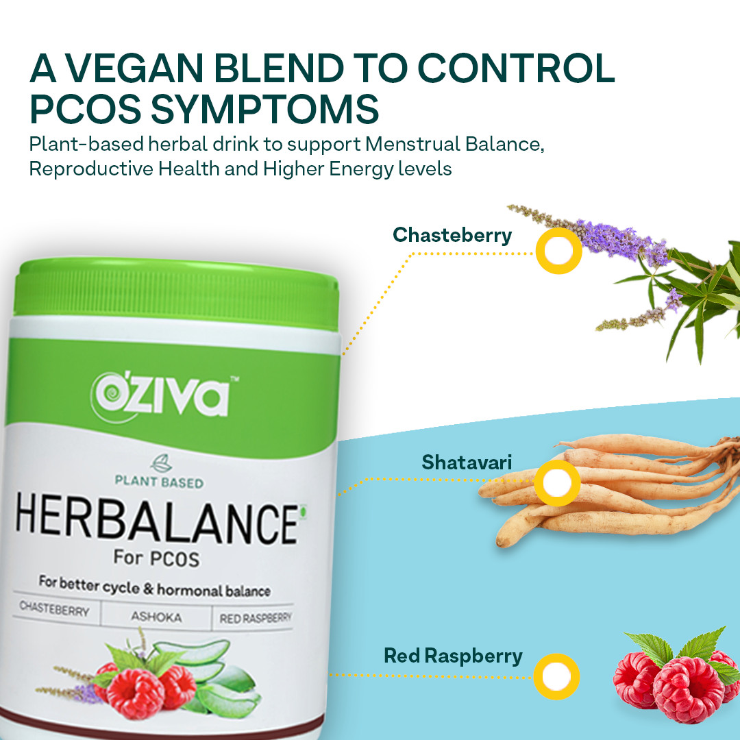 Oziva Plant Based Balance PCOS Balancing Revitalizing Tonic For Women 250Gm