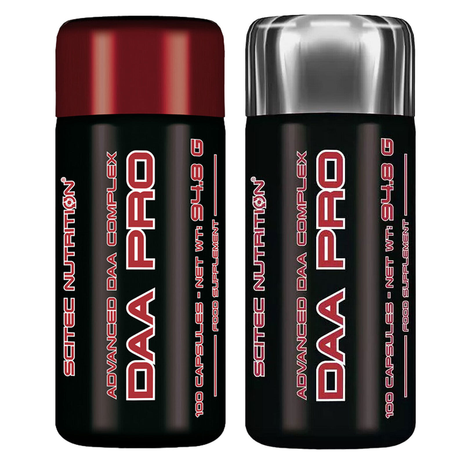 DAA PRO 100/200 Caps. D-Aspartic Acid Testosterone Booster Hormone Support PCT