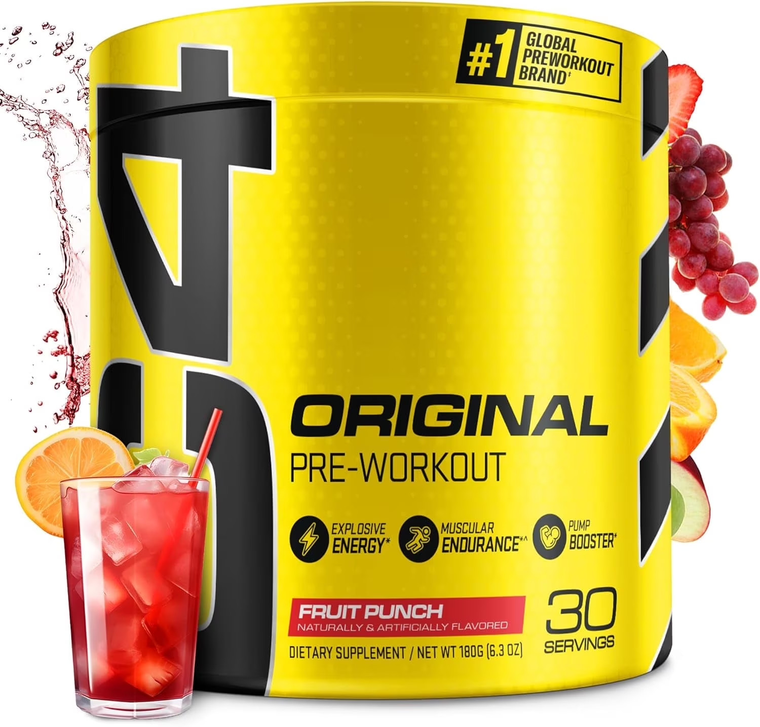 C4 Original Pre-Workout Powder, Frozen Bombsicle, 30 Servings