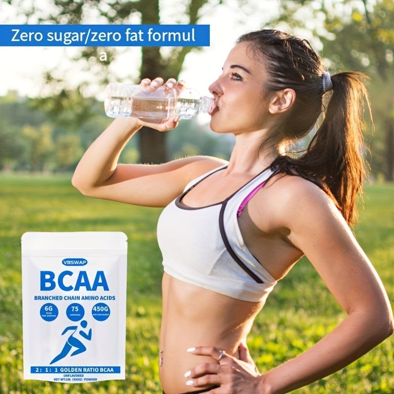 VBSWAP BCAA Powder 2:1:1 75 Servings Unflavored No Sugar Workout Recovery US