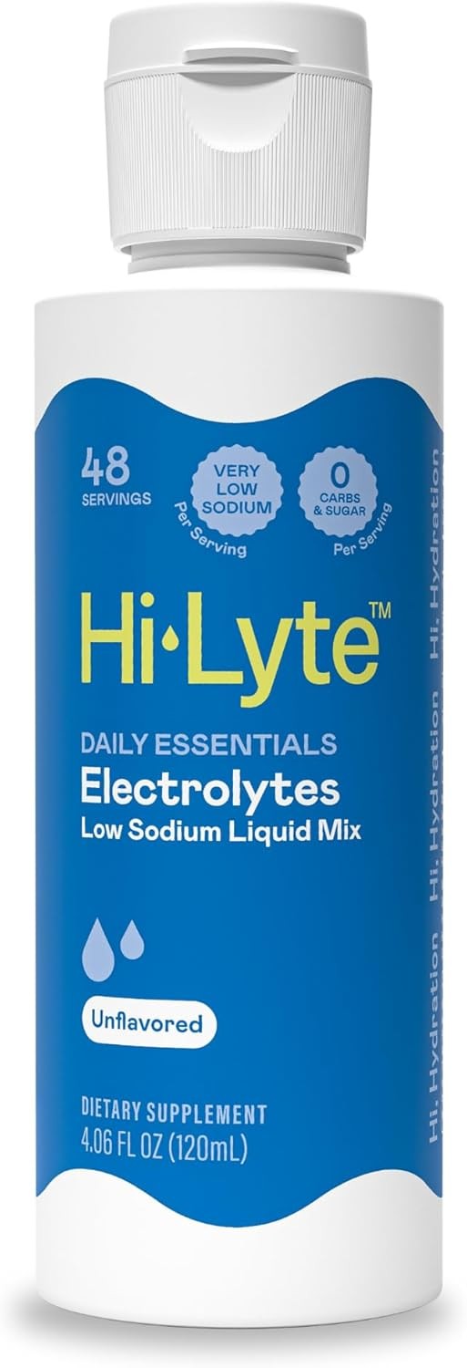 Hi-Lyte Low Sodium Electrolyte Supplement for Immune Support, Fasting and Rapid