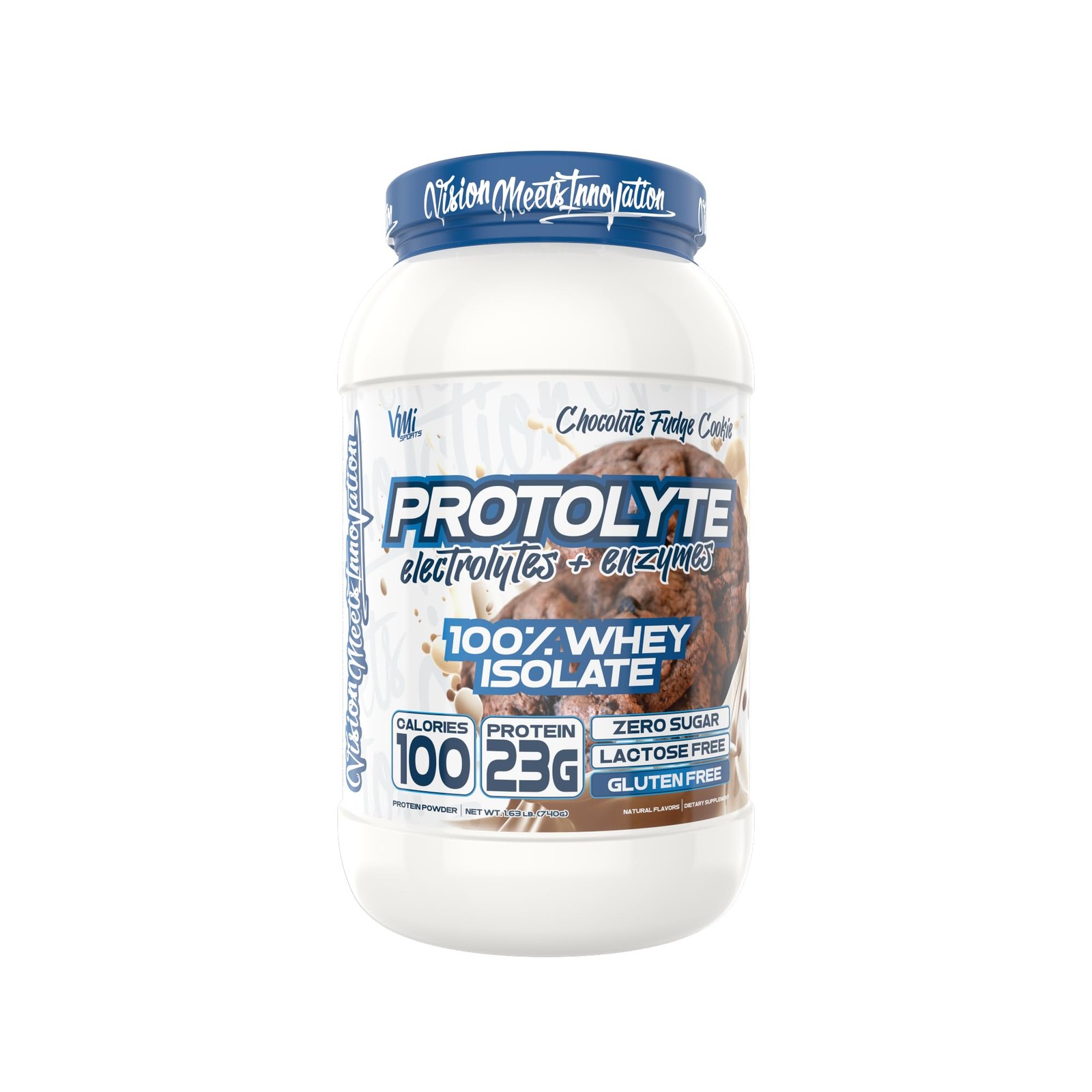 VMI Sports ProtoLyte Whey Isolate Protein Powder Chocolate Fudge Cookie 1.63 lbs