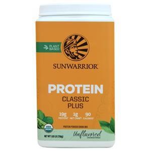 SunWarrior Classic Plus – Organic Plant-Based Protein Unflavored – Unsweetened