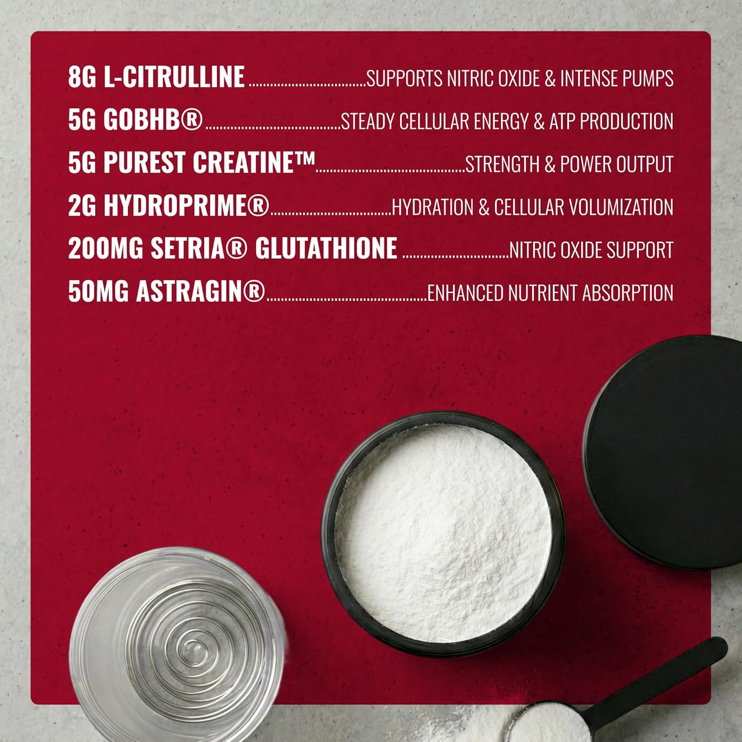 Birds of Prey Gobhb® Caffeine-Free Pre-Workout Powder – Smart Energy, Supports B