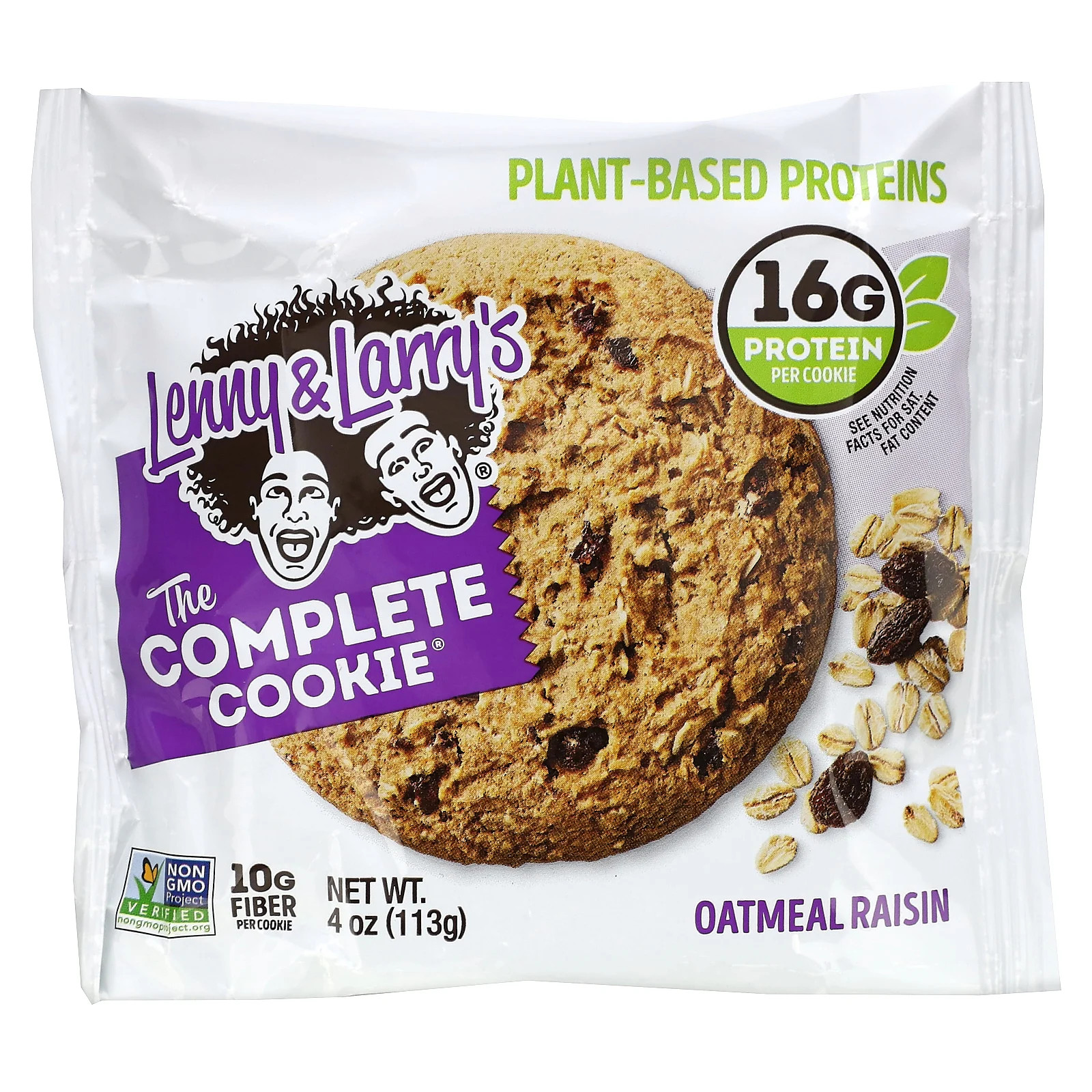 The Complete Cookie, Oatmeal Raisin, 12 Cookies, 4 oz (113 g) Each
