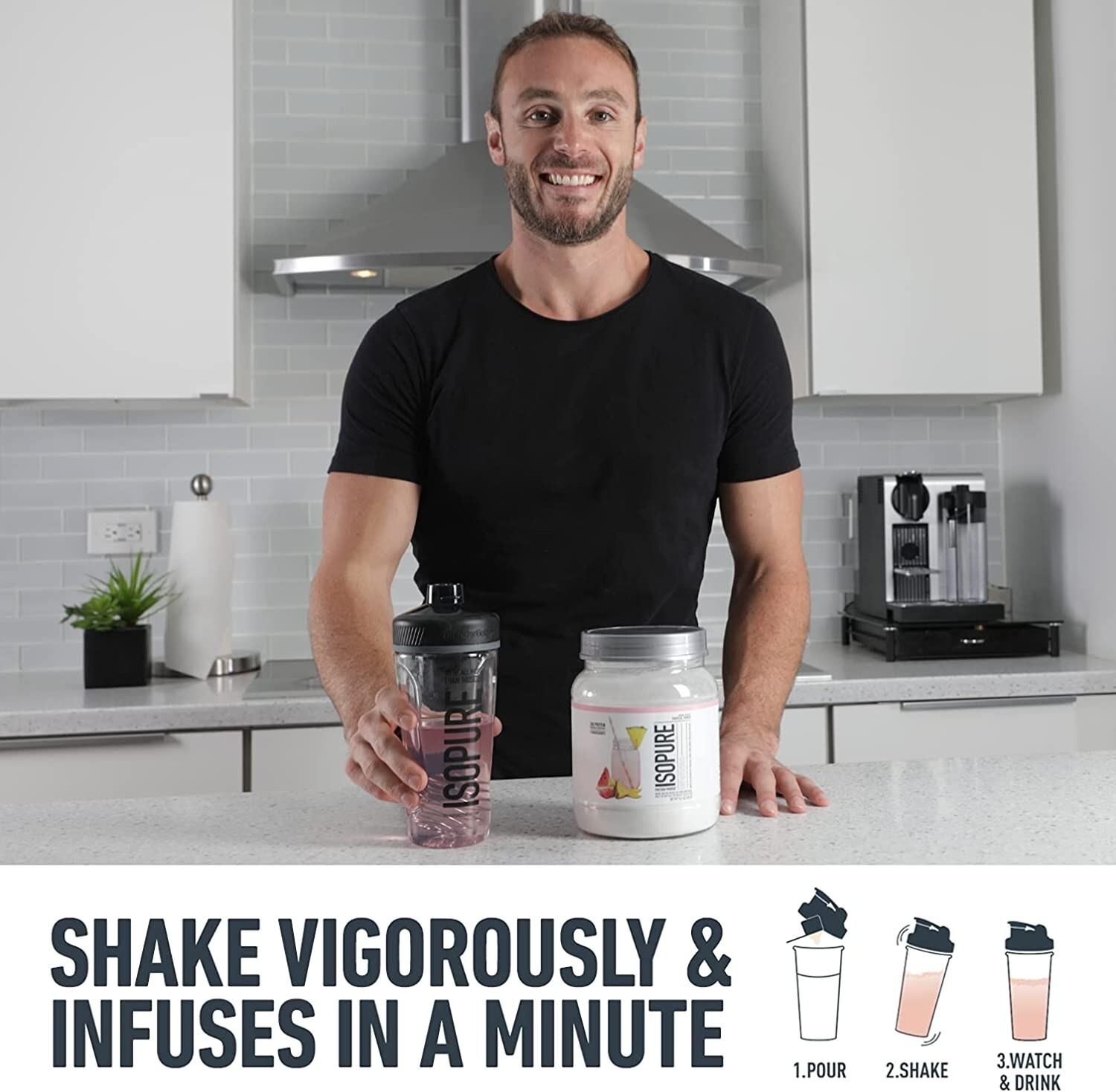 Isopure Protein Powder, Protein Isolate, Workout Recovery Drink Mix(16 Servings)
