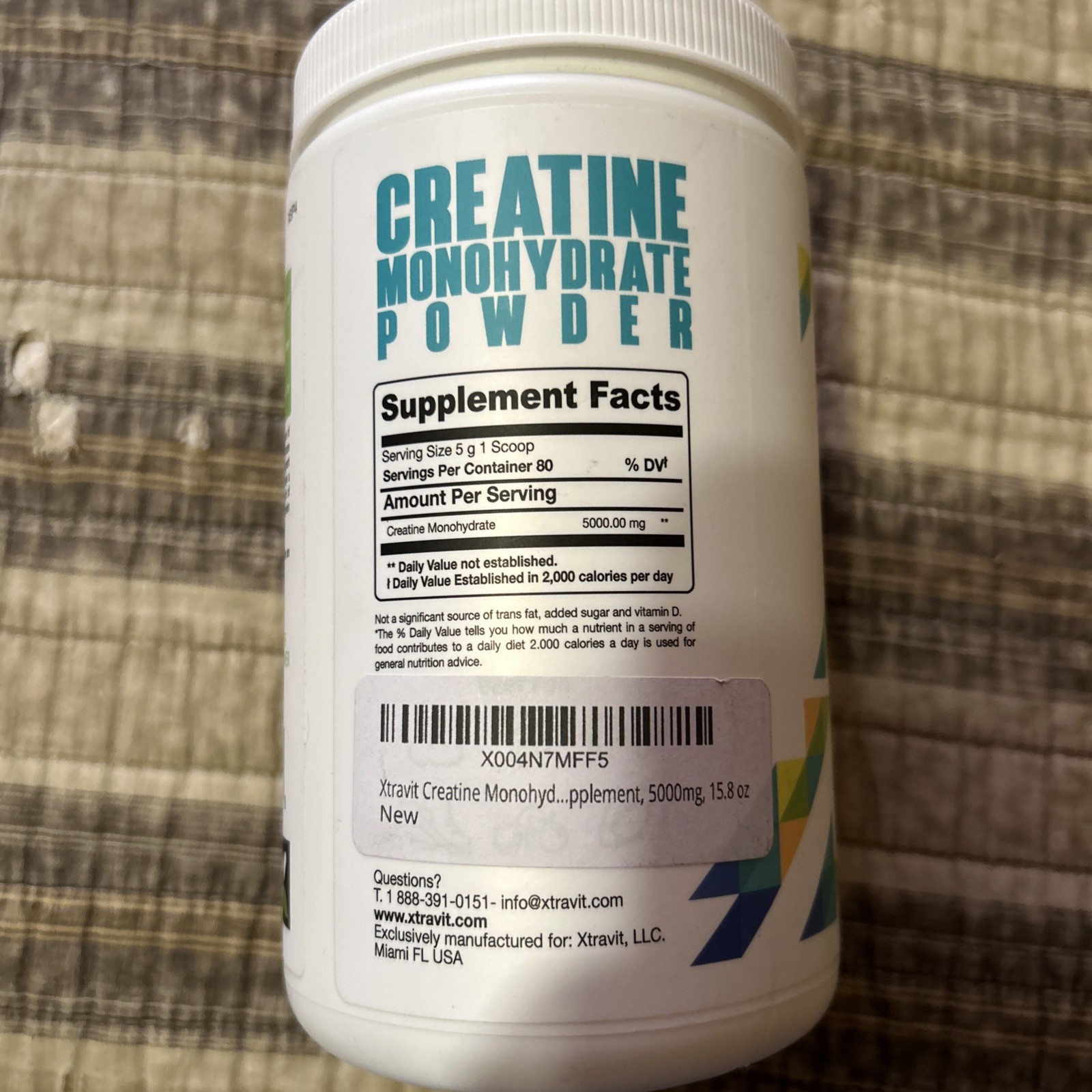 Xtravit Creatine Monohydrate Powder
