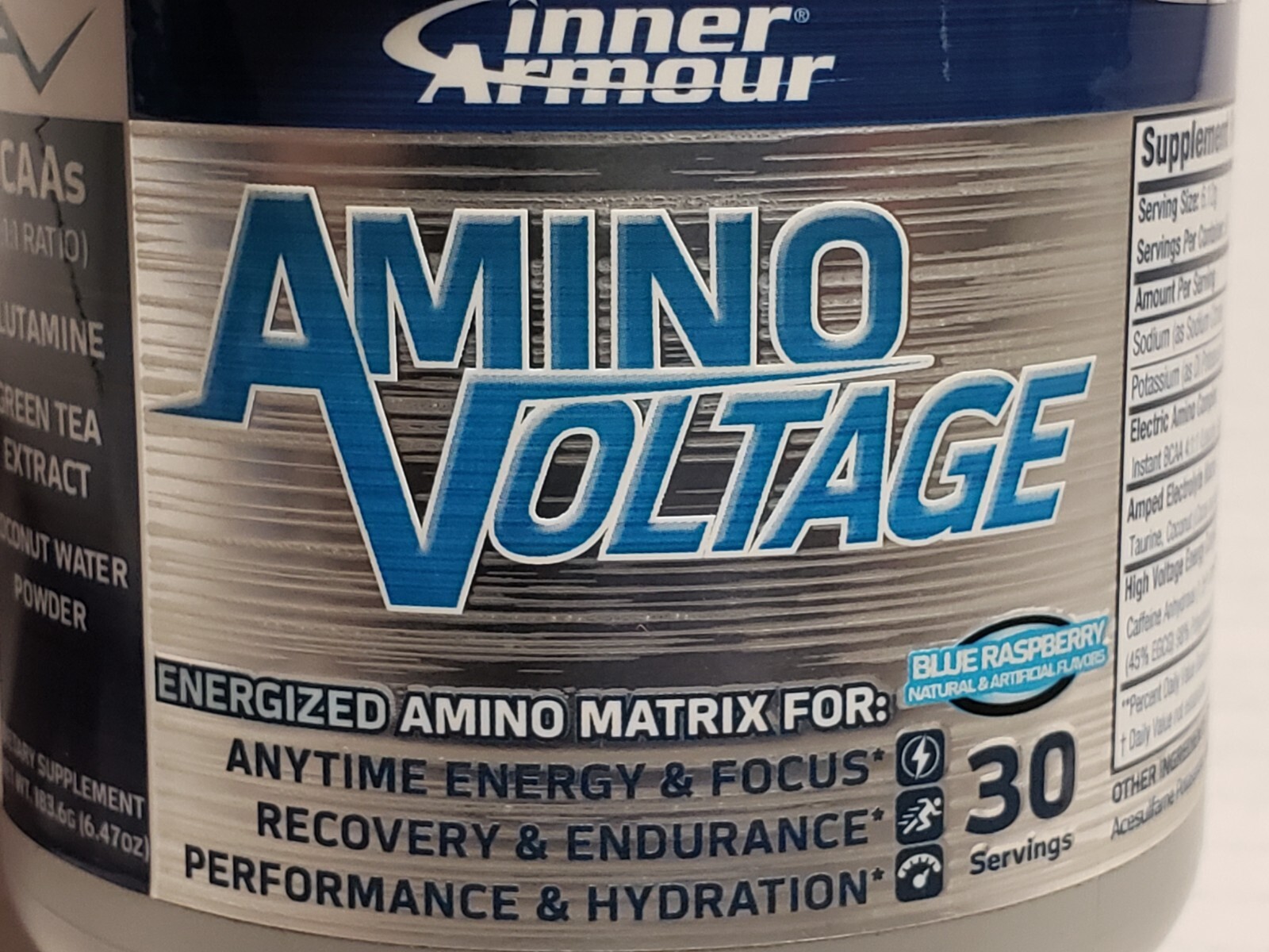 Inner Armour – AMINO VOLTAGE – Energized Amino Matrix – Blue Raspberry – 4/2024