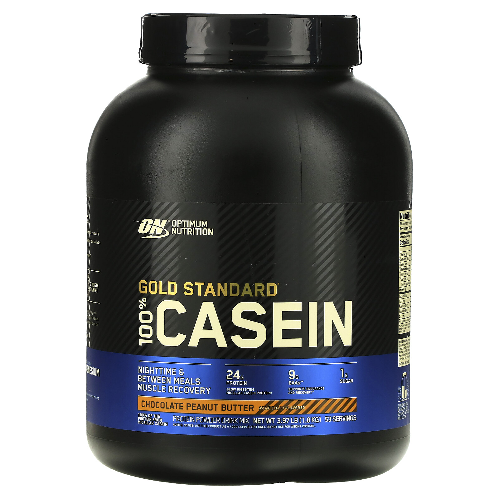 Gold Standard 100% Casein, Chocolate Peanut Butter, 3.97 lb (1.8 kg)