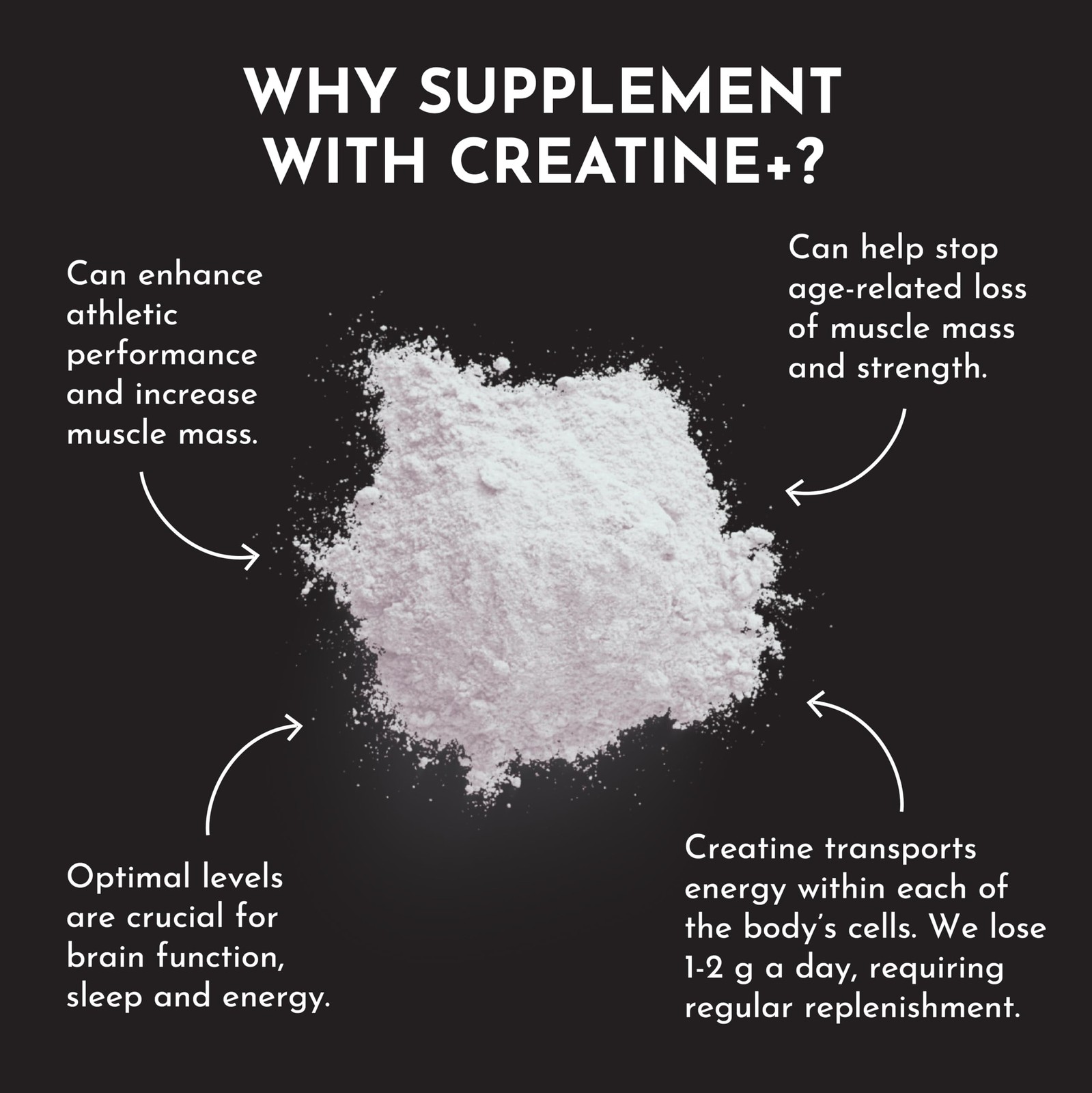 JUST INGREDIENTS Creatine Monohydrate Powder with Rejen Fulvic Mineral Comple…