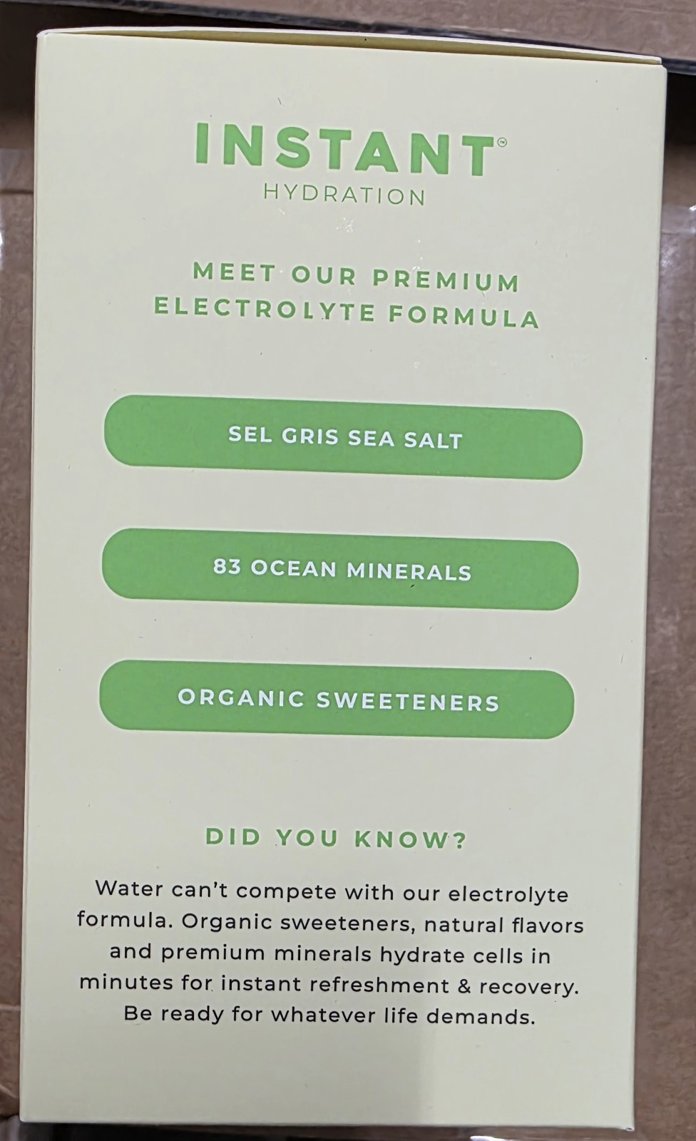 Instant Hydration – Premium Electrolyte Drink Mix: Lemon Lime
