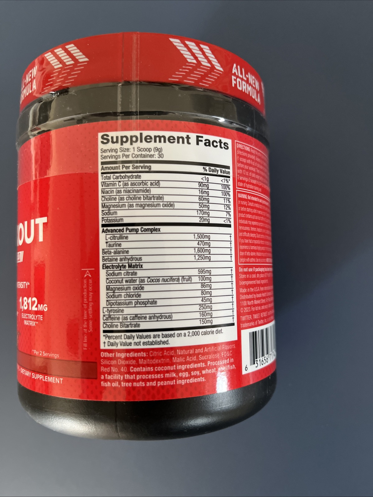Pre-Workout Explosion 2.0, Fruit Punch, 9.52 oz (270 g) Dietary Supplement New