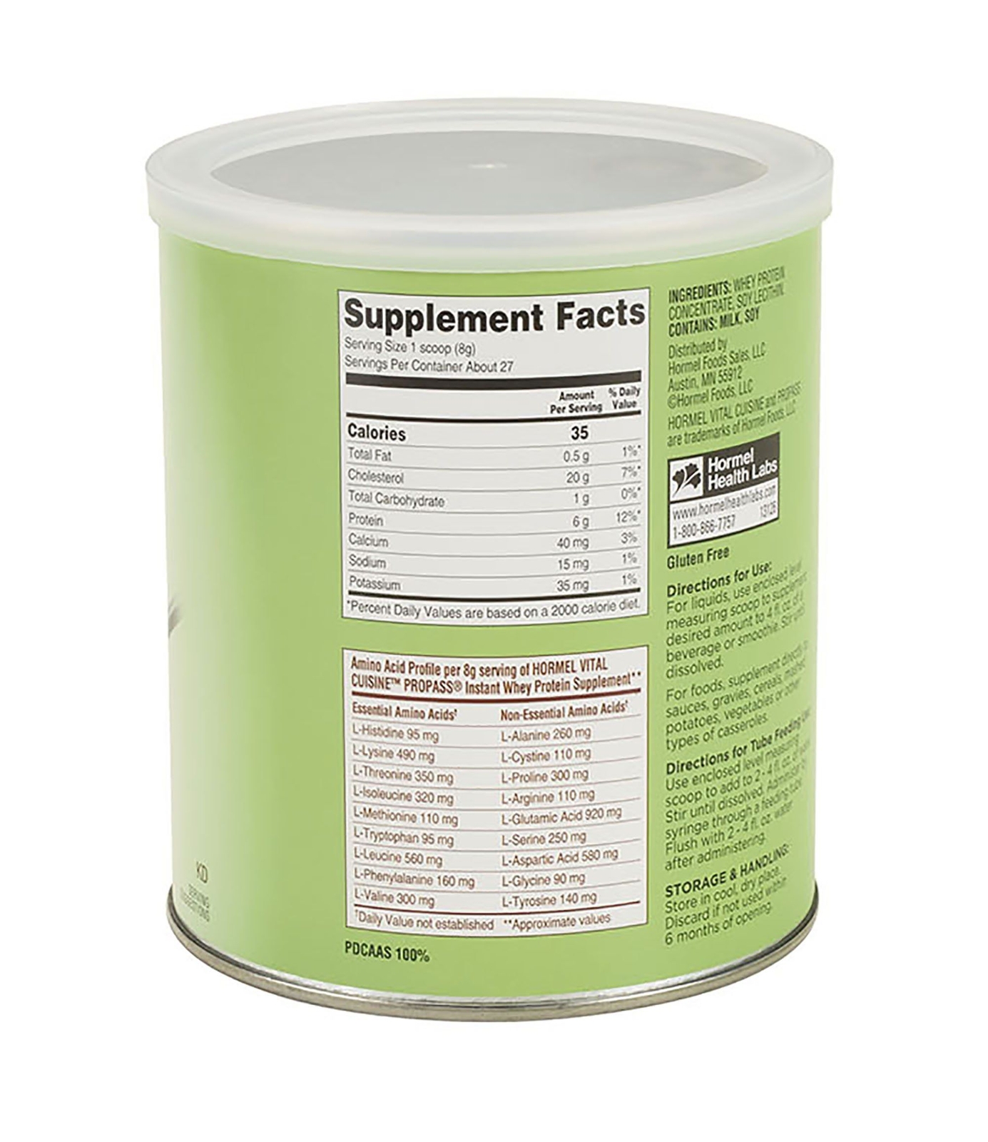 Vital Cuisine ProPass Instant Whey Protein Supplement, 7 ounce can (EA/1)