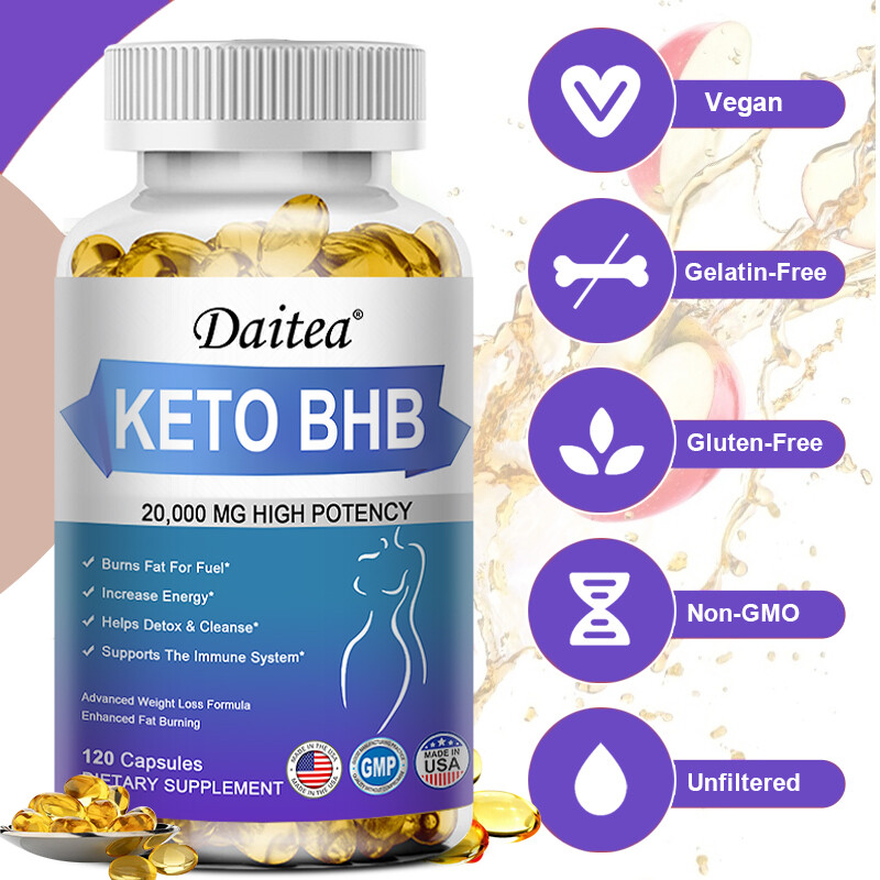 KETO BHB ACV Caps 2000mg PURE Ketone FAT BURNER RAPID Weight Loss Diet Ketosis