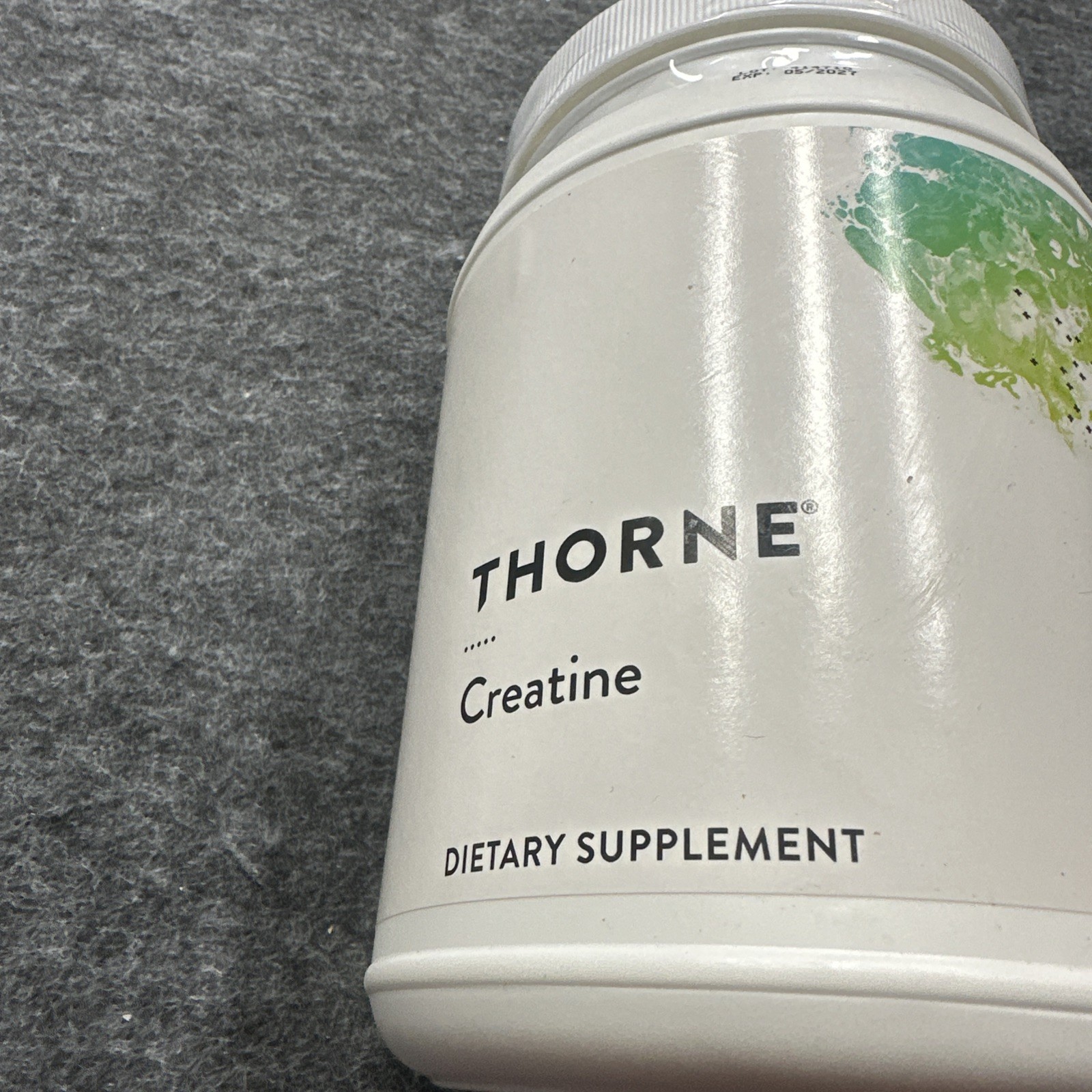Thorne Creatine Monohydrate Powder Unflavored 32 oz 180 Serv Exp 5/2027