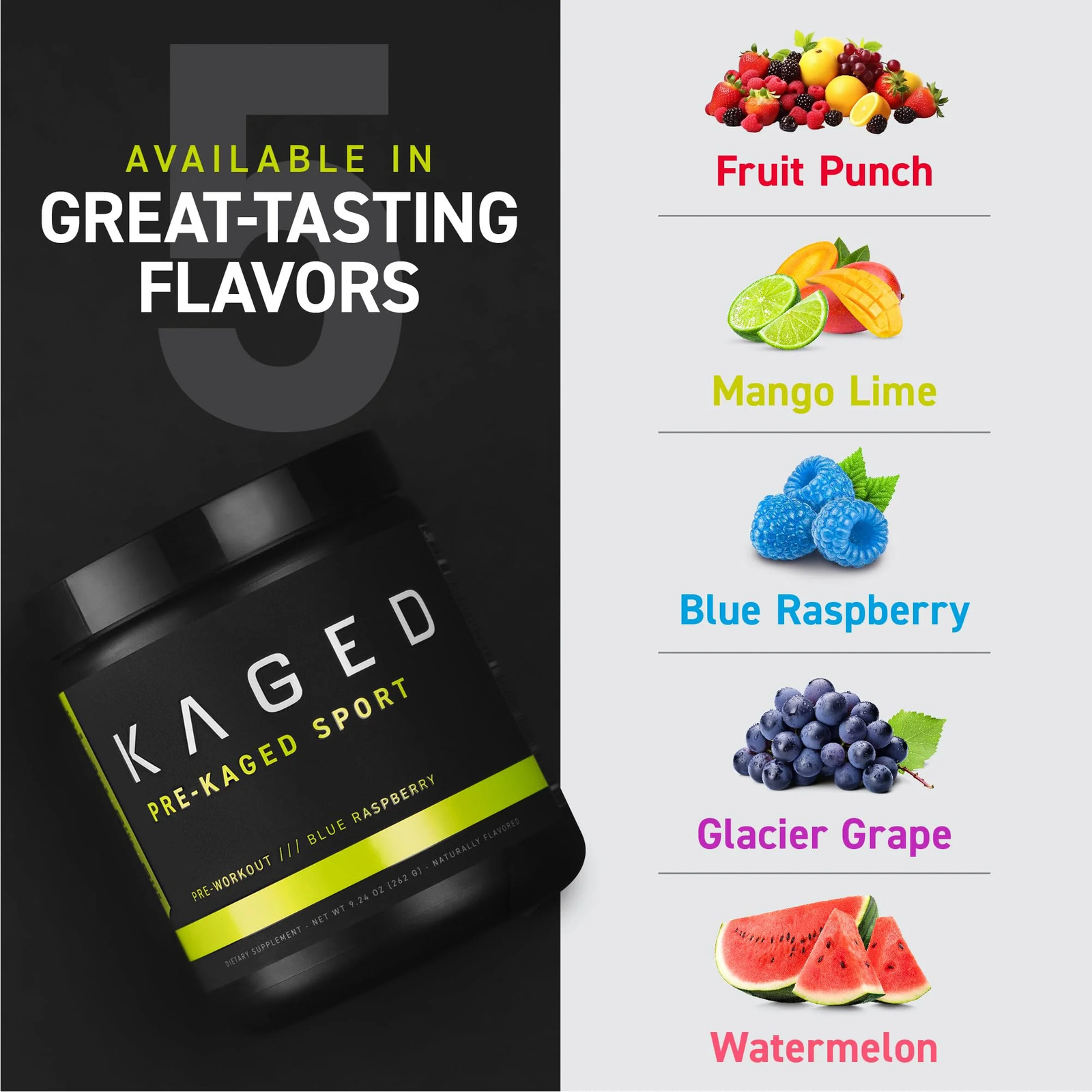 Pre- Sport Pre-Workout – Glacier Grape (9.38 Oz. / 20 Servings)