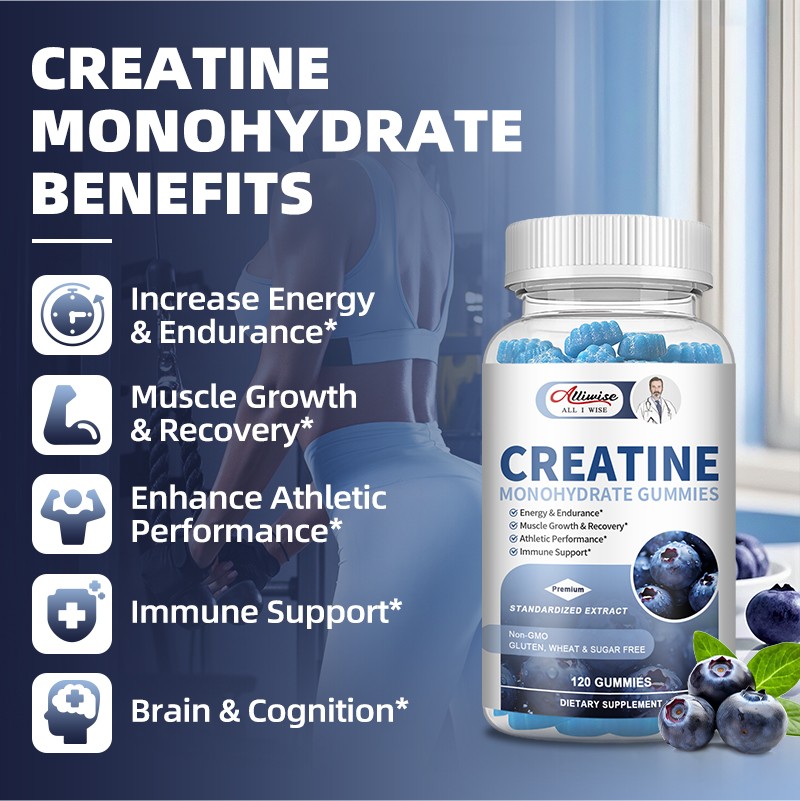 Creatine Monohydrate Gummies – Increase Strength and Build Muscle