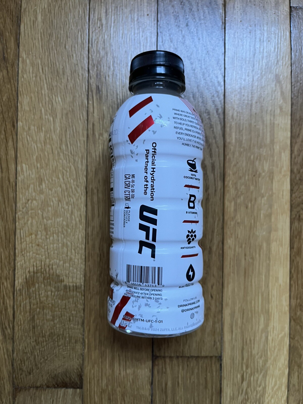 *NEW* White UFC “Always On” PRIME Hydration Drink