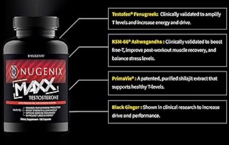 2-Pack NUGENIX MAXX Total-T Testosterone Libido Booster | Build Muscle | SEALED