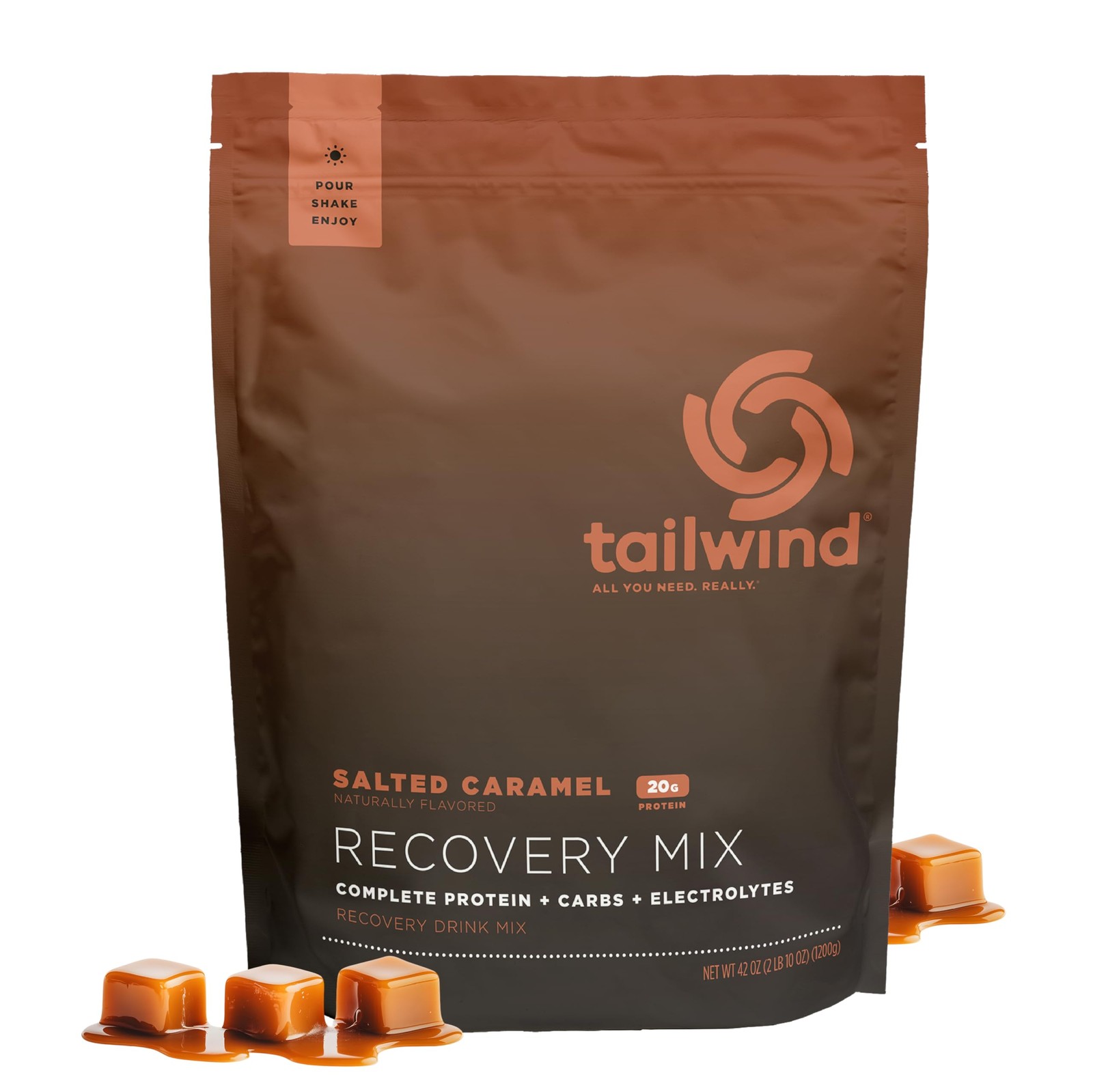 Tailwind Nutrition Recovery Mix 20 Grams Complete Protein Carbohydrates And