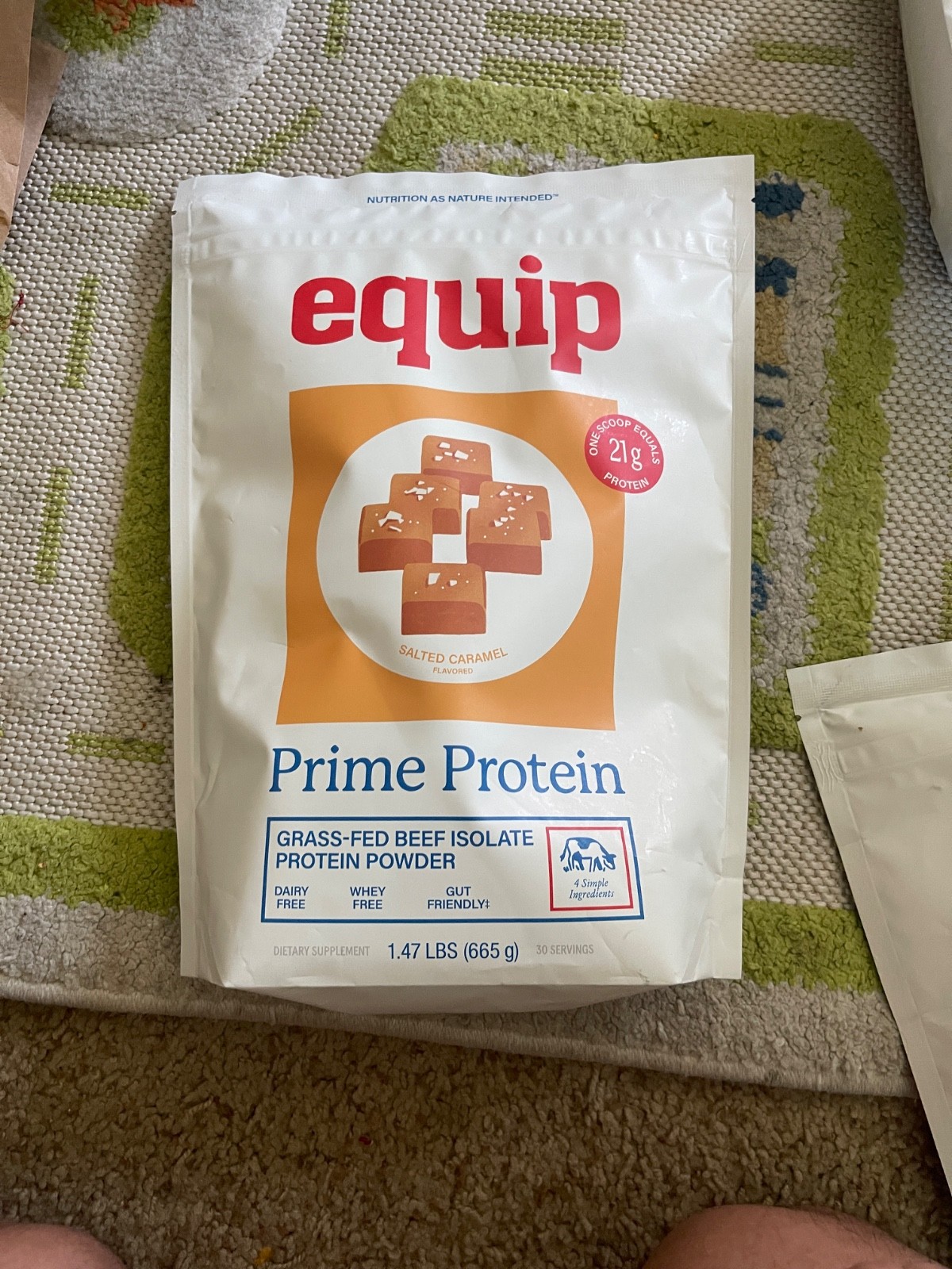 (FREE SHIPPING) Equip Prime Protein Grass-Fed Beef Isolate Powder