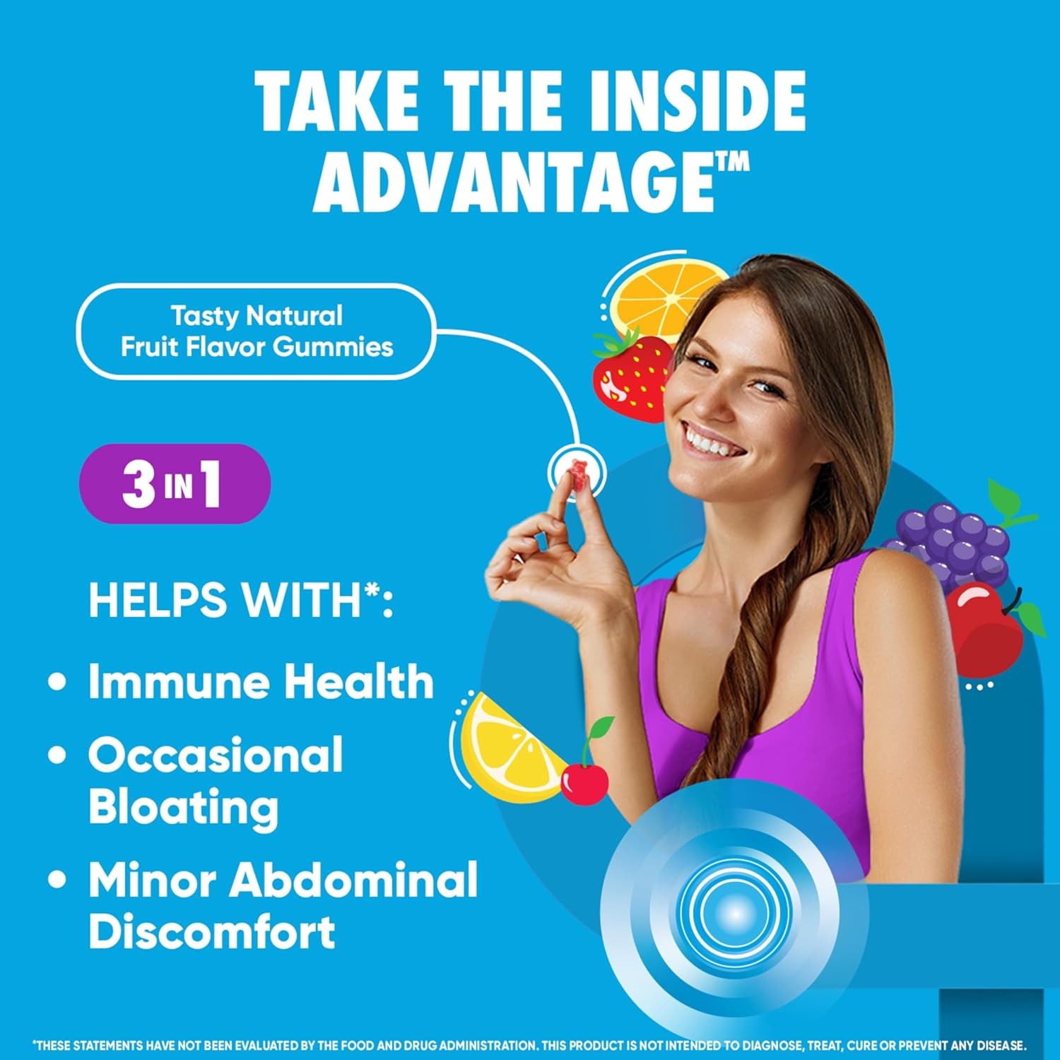 Digestive & Immune Health Support Probiotic Gummies (80 CT)