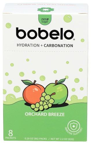 Bobelo Hydration Orchard Beverages 8 Pack (Pack of 6)
