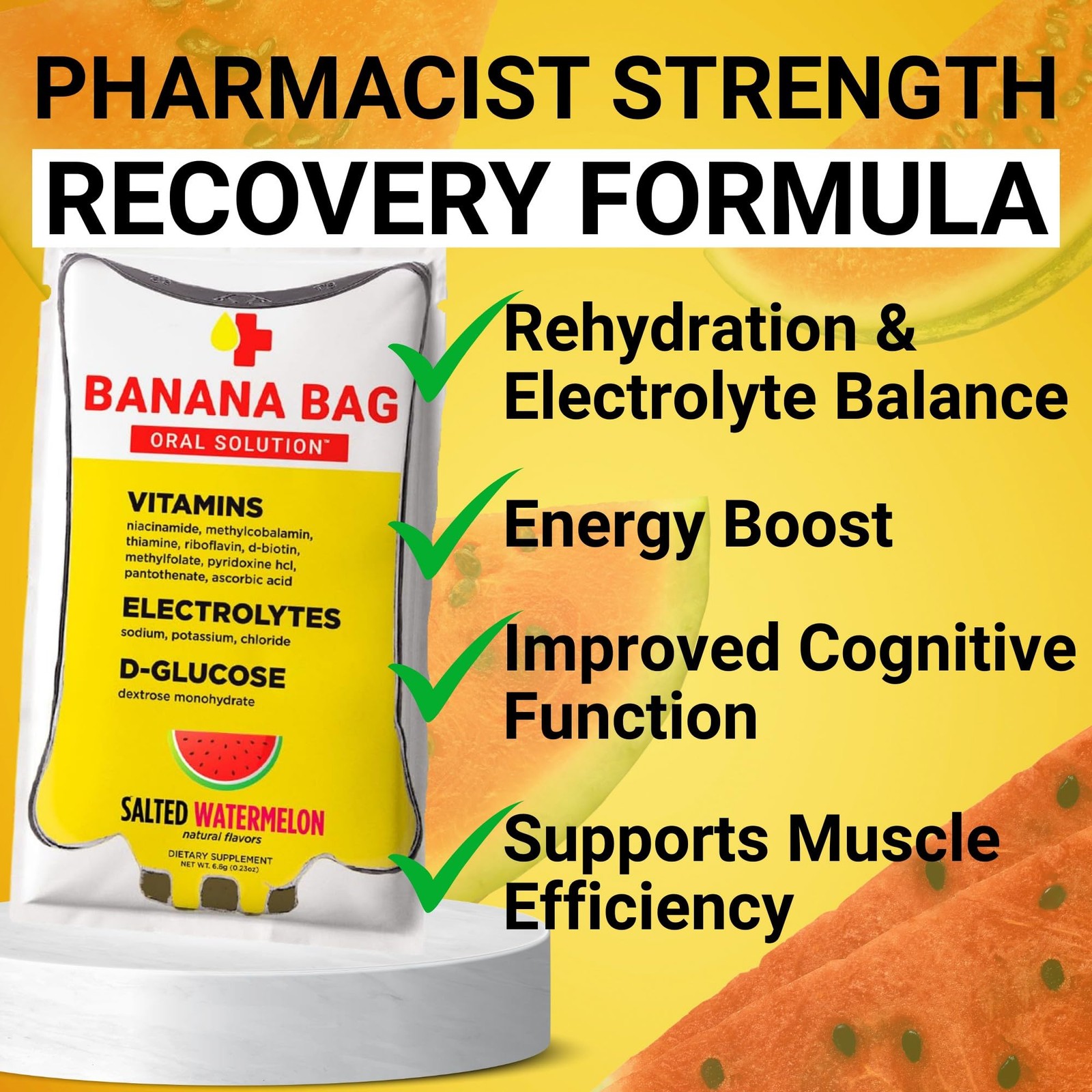 Banana Bag Oral Solution Packets Variety Pack 6Pk A Refreshing Blend Of