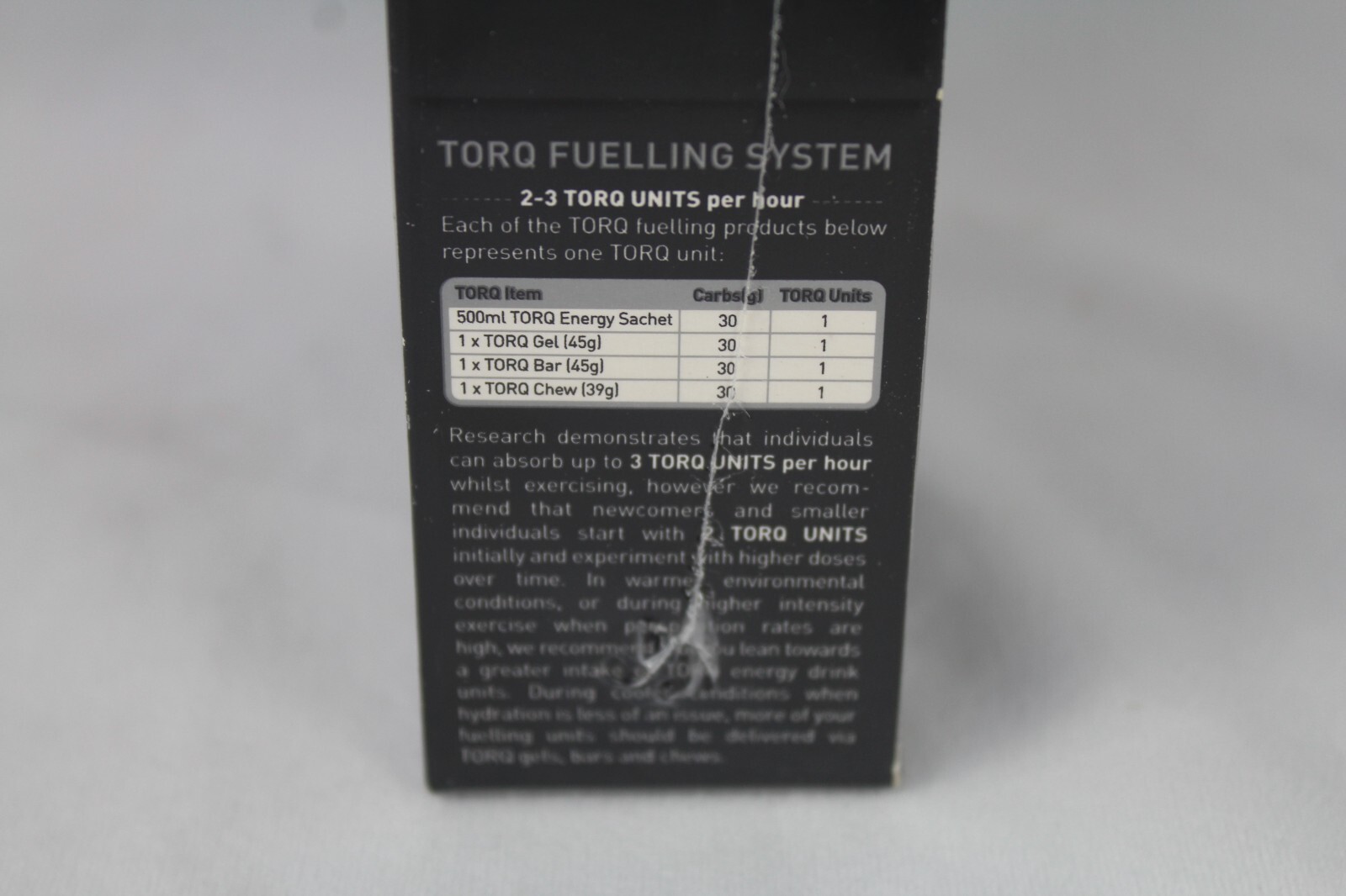 Torq Energy Gel Naked Flavourless 45g – Pack of 15