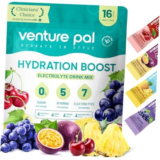 Sugar Free Electrolyte Powder Packets – Liquid Daily IV Drink Mix V1-Variety