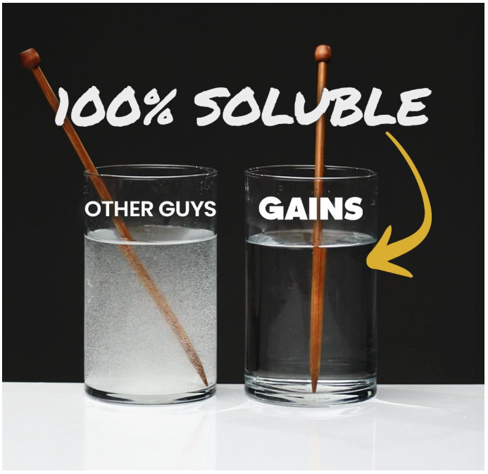 Gains in Bulk Instantized Creatine Monohydrate, Unflavored, 30 Servings