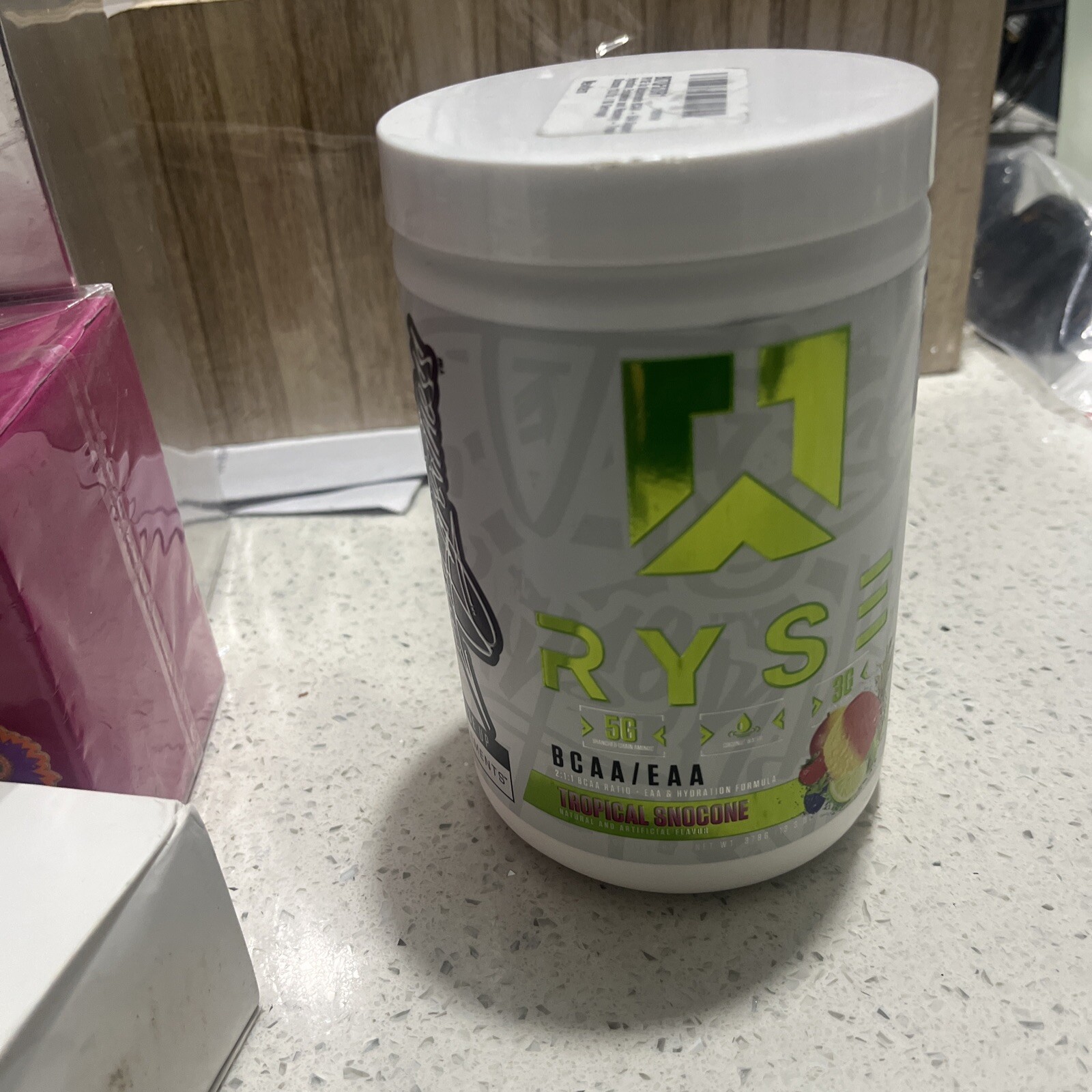 BCAA + EAA Tropical Snocone 11 Oz by Ryse Supplements 08