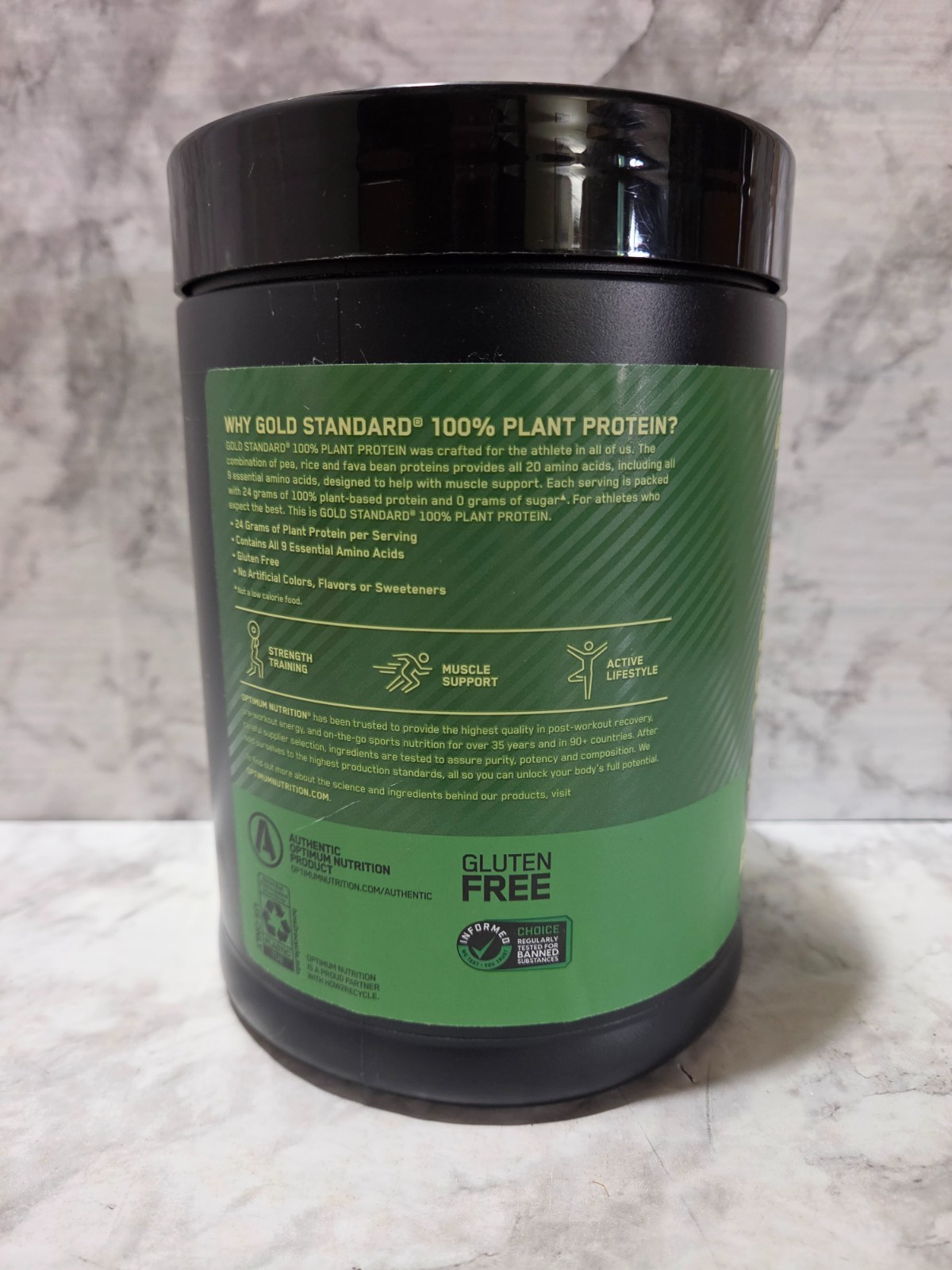 Optimum Nutrition Gold Standard 100% Plant Protein Creamy Vanilla 15.7 OZ 6/2027
