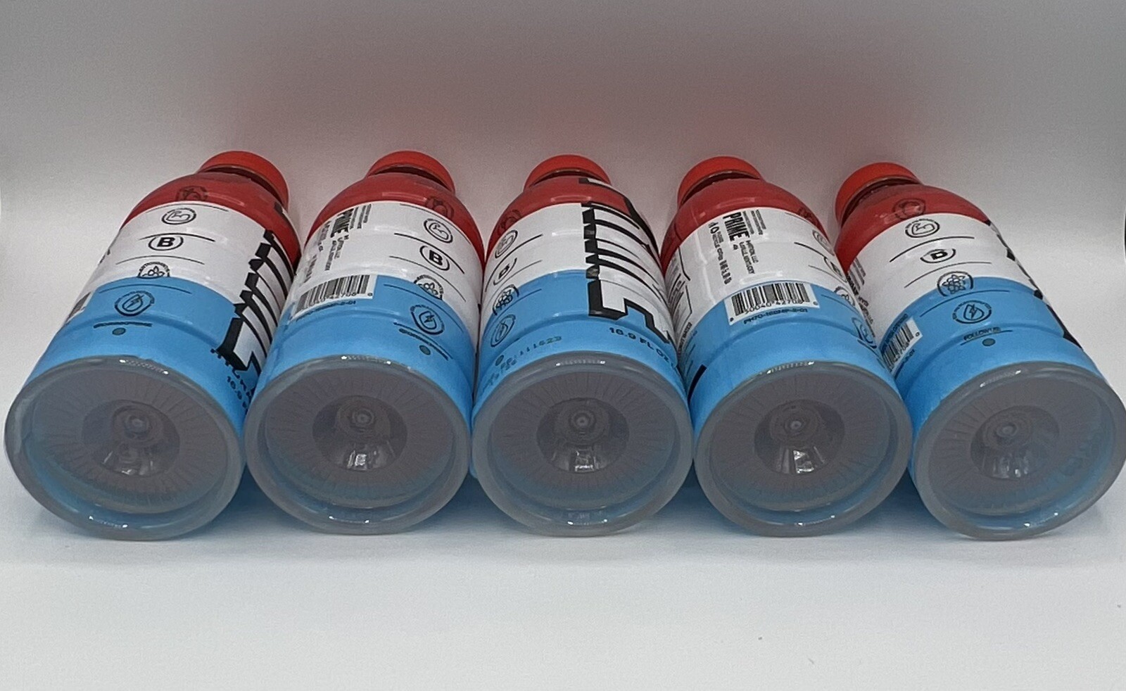 Prime Hydration Drink, 16.9 fl oz Bottle – Ice Pop | Lot of 5 Bottles