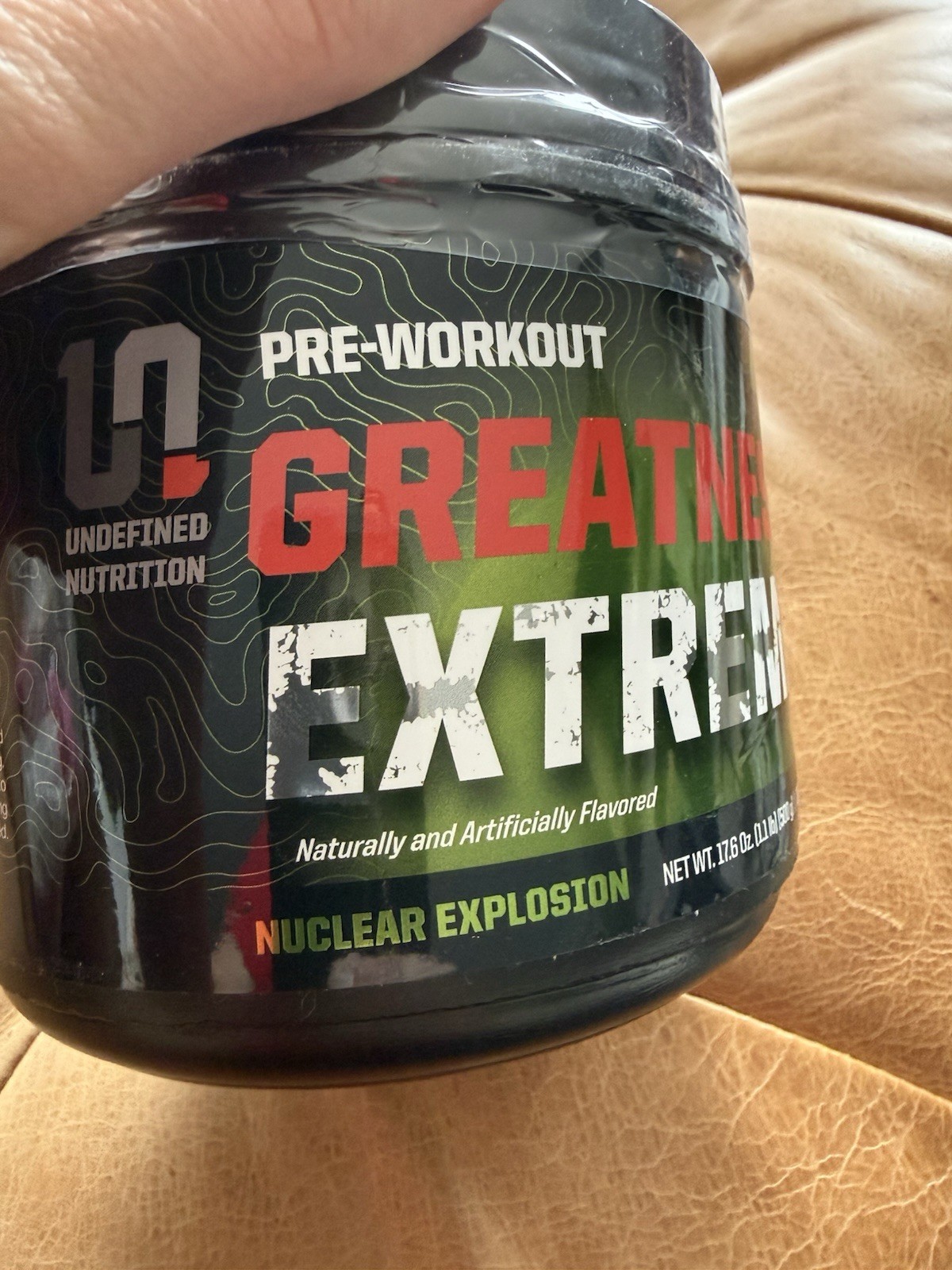 Pre-Workout by Undefined Nutrition- Flavor Nuclear Explosion 1.1-lbs Energy++
