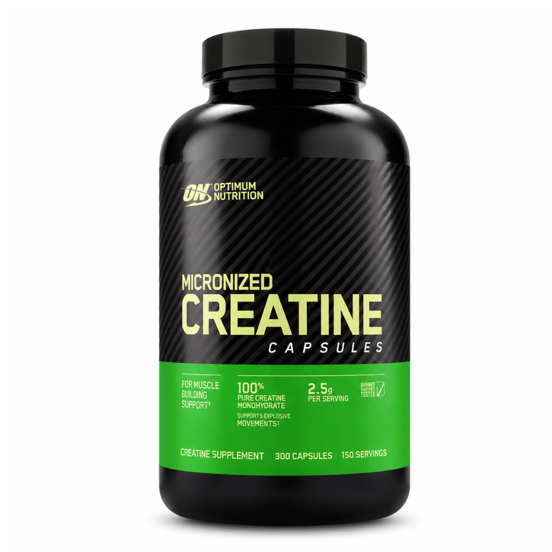 Optimum Nutrition 100% Pure Micronized 2500mg Creatine Monohydrate 300 Capsules