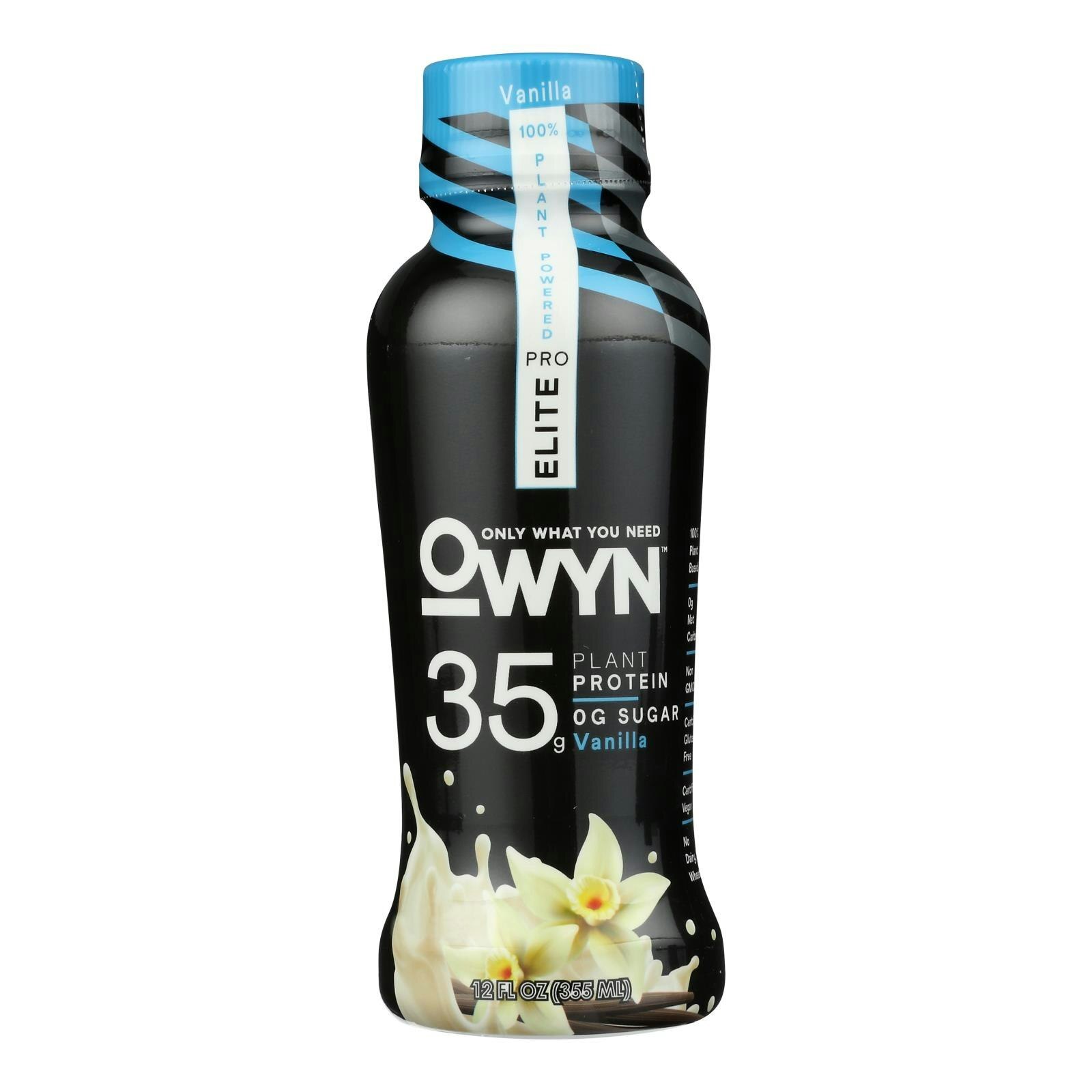 Only What You Need Vanilla Elite Plant Based Protein Drink 12 fl. oz Pack of 12