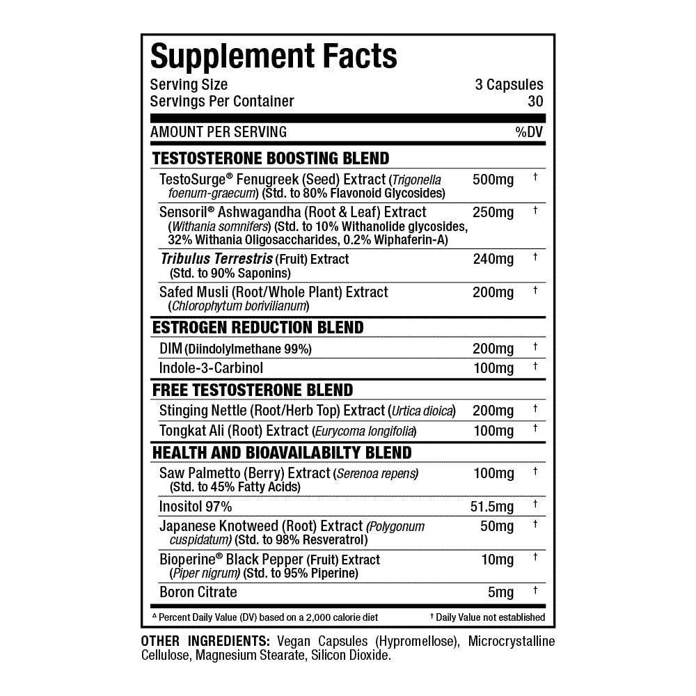 ALLMAX TESTO-FX, Testosterone Booster, 90 Capsules